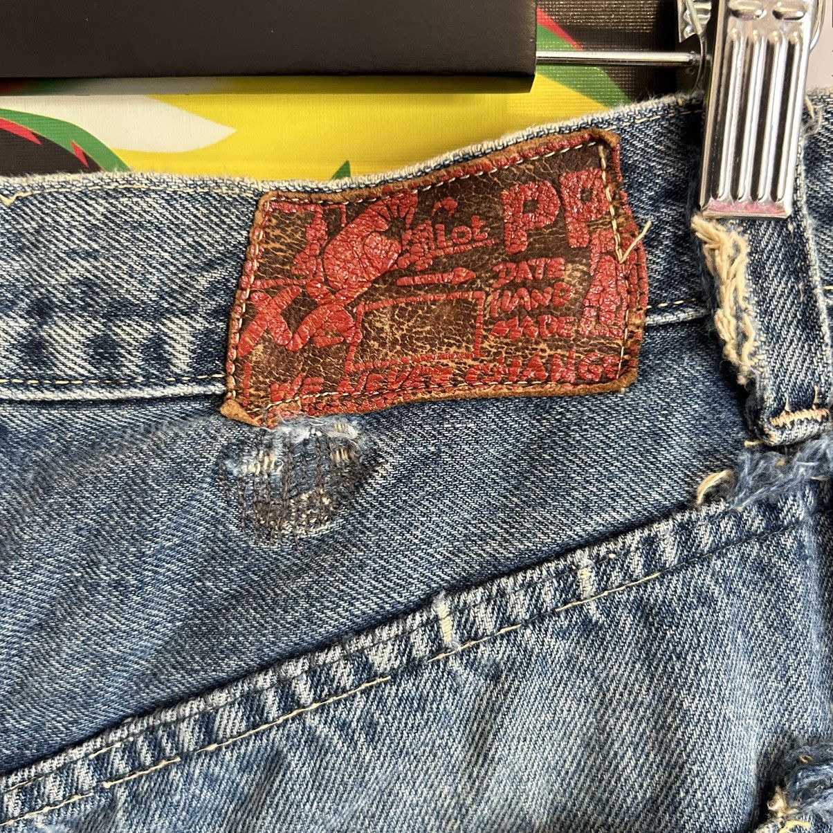 Vintage Vintage Iron HR Market Selvedge Distressed Denim Size US 30 / EU 46 - 16 Thumbnail