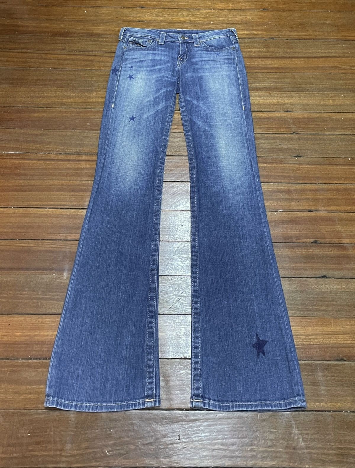 True Religion × Vintage Rare Vintage True Religion Made In Usa Flared Jeans 1990s Size US 31 - 1 Thumbnail