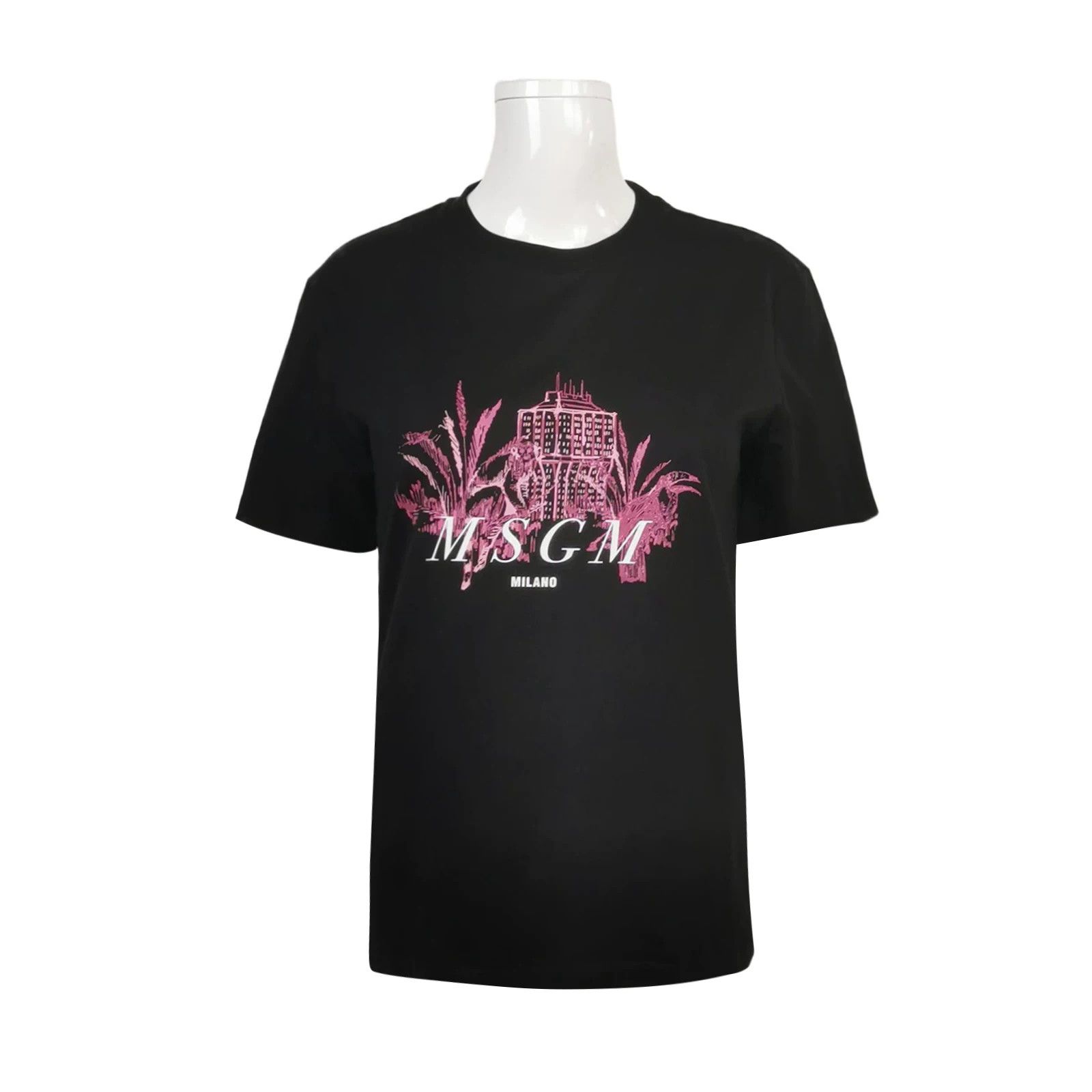 MSGM MSGM Cotton Color Block Logo T-Shirt S Size US S / EU 44-46 / 1 - 1 Thumbnail
