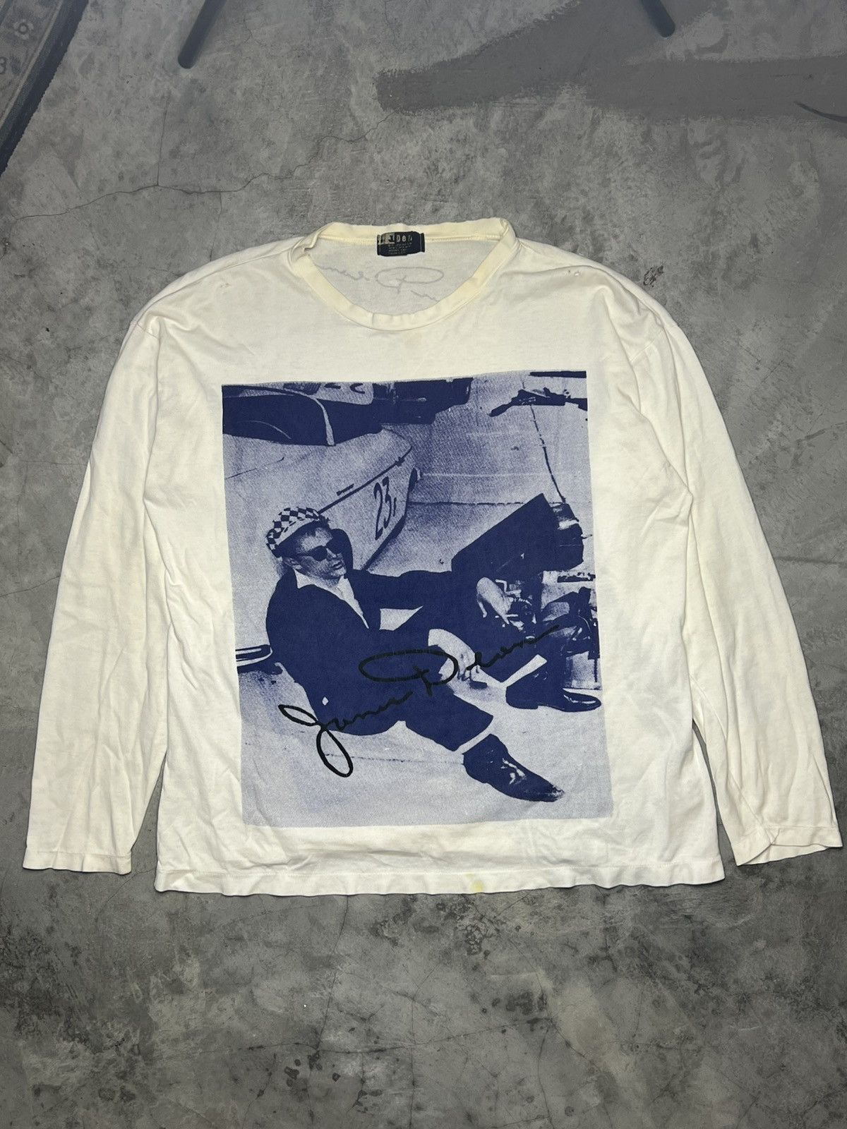 Band Tees Vintage 90s James Dean Single stitch long sleeve Size US M / EU 48-50 / 2 - 2 Thumbnail
