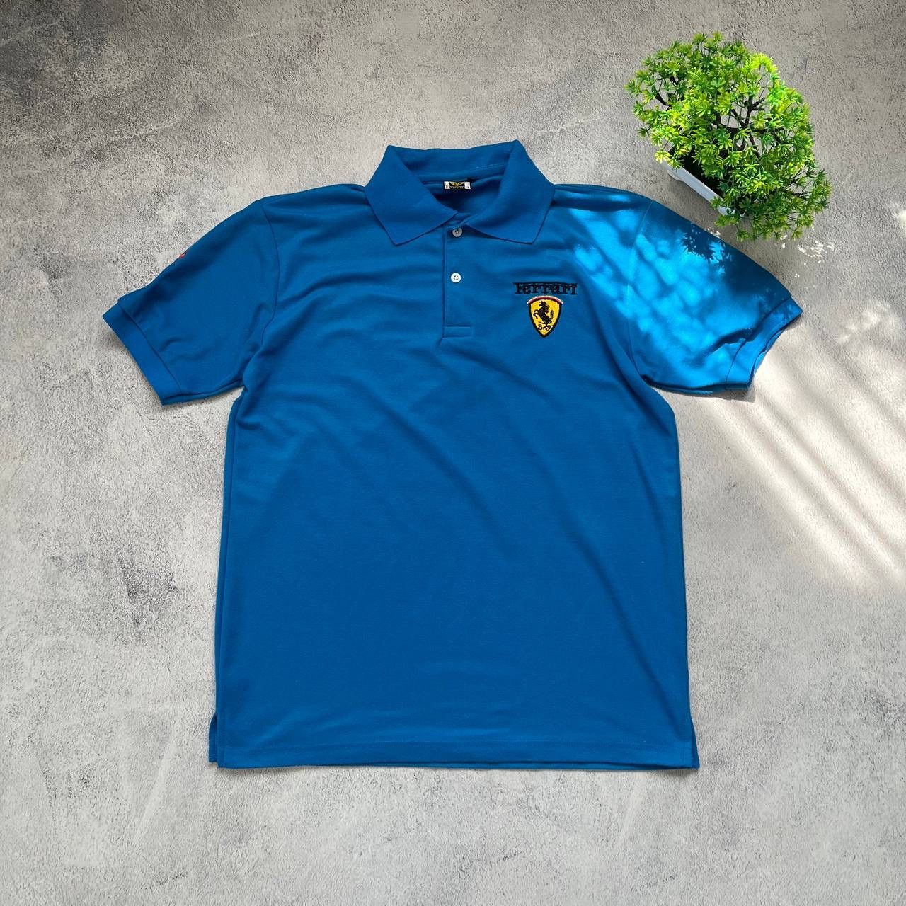 Formula 1 × Vintage Vintage Ferrari Formula 1 Racing Polo Size US L / EU 52-54 / 3 - 2 Thumbnail