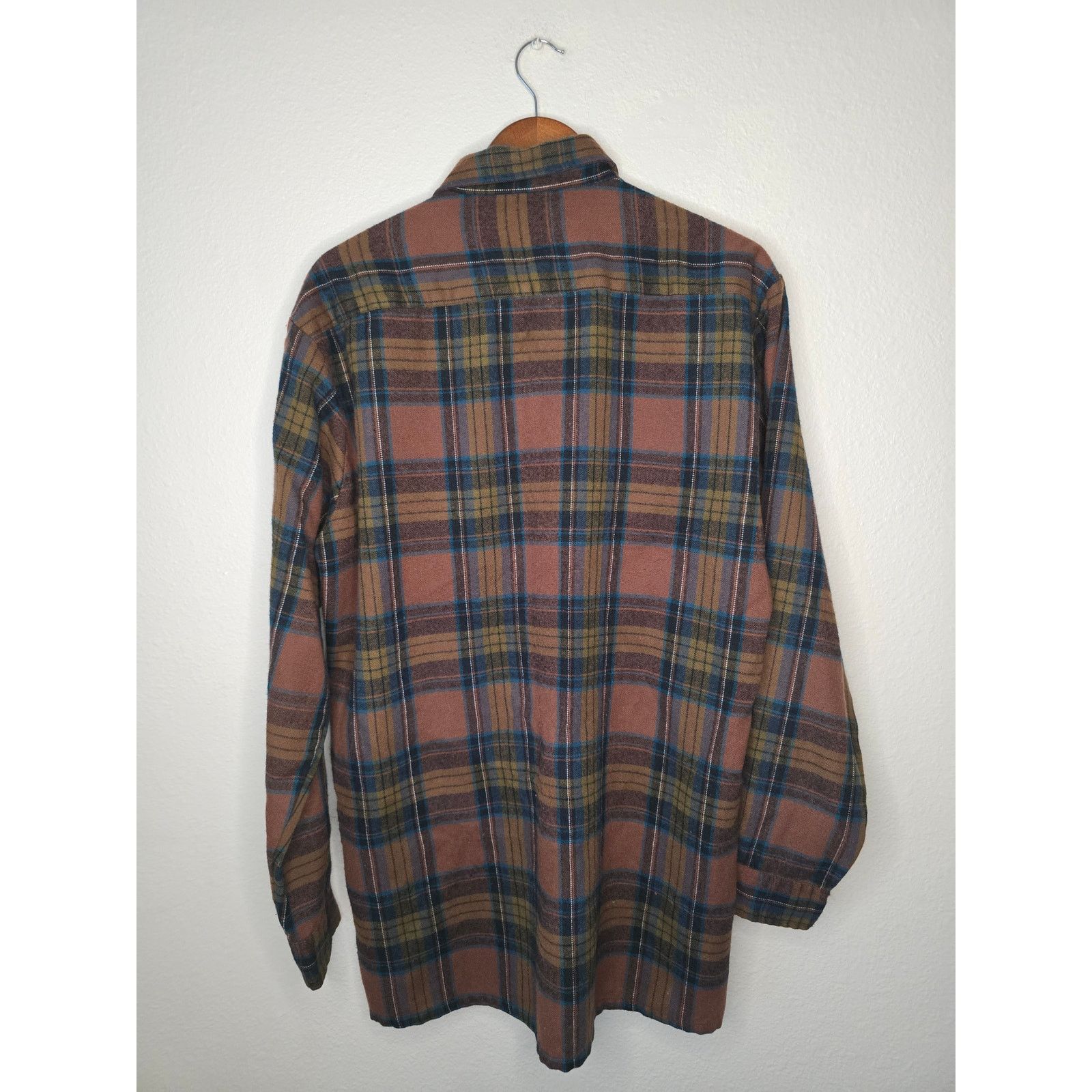 Other × Vintage Vintage Alpine Trail Flannel Brown Plaid XL Button Up Size US XL / EU 56 / 4 - 7 Thumbnail