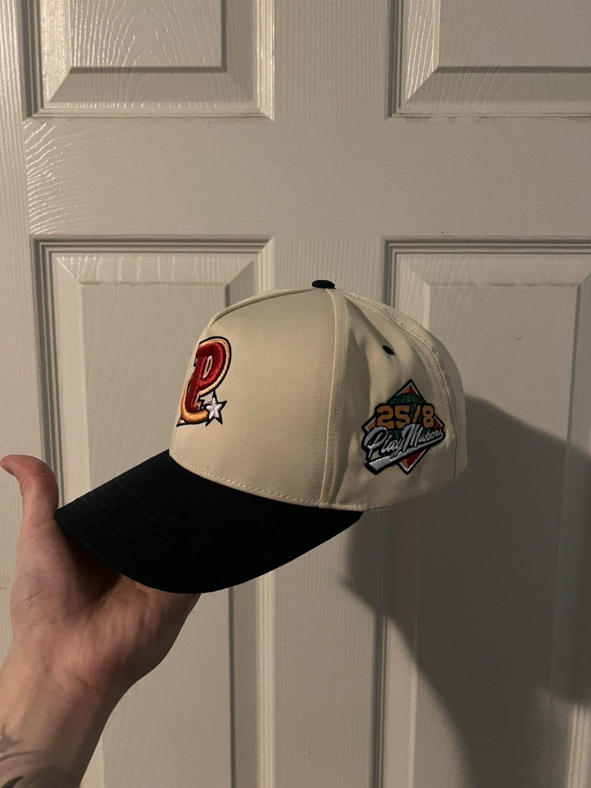 Other Playmakers Cream Snapback Hat Size ONE SIZE - 2 Thumbnail