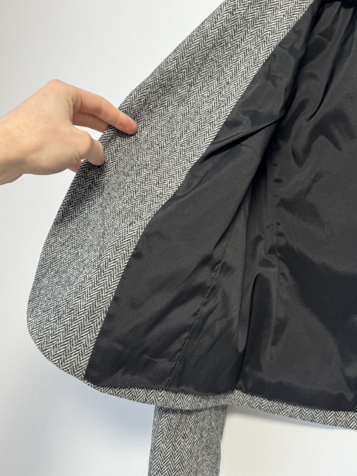 RED Valentino Red Valentino Cropped Blazer Jacket Grey Herringbone Size 44 Size M / US 6-8 / IT 42-44 - 10 Thumbnail