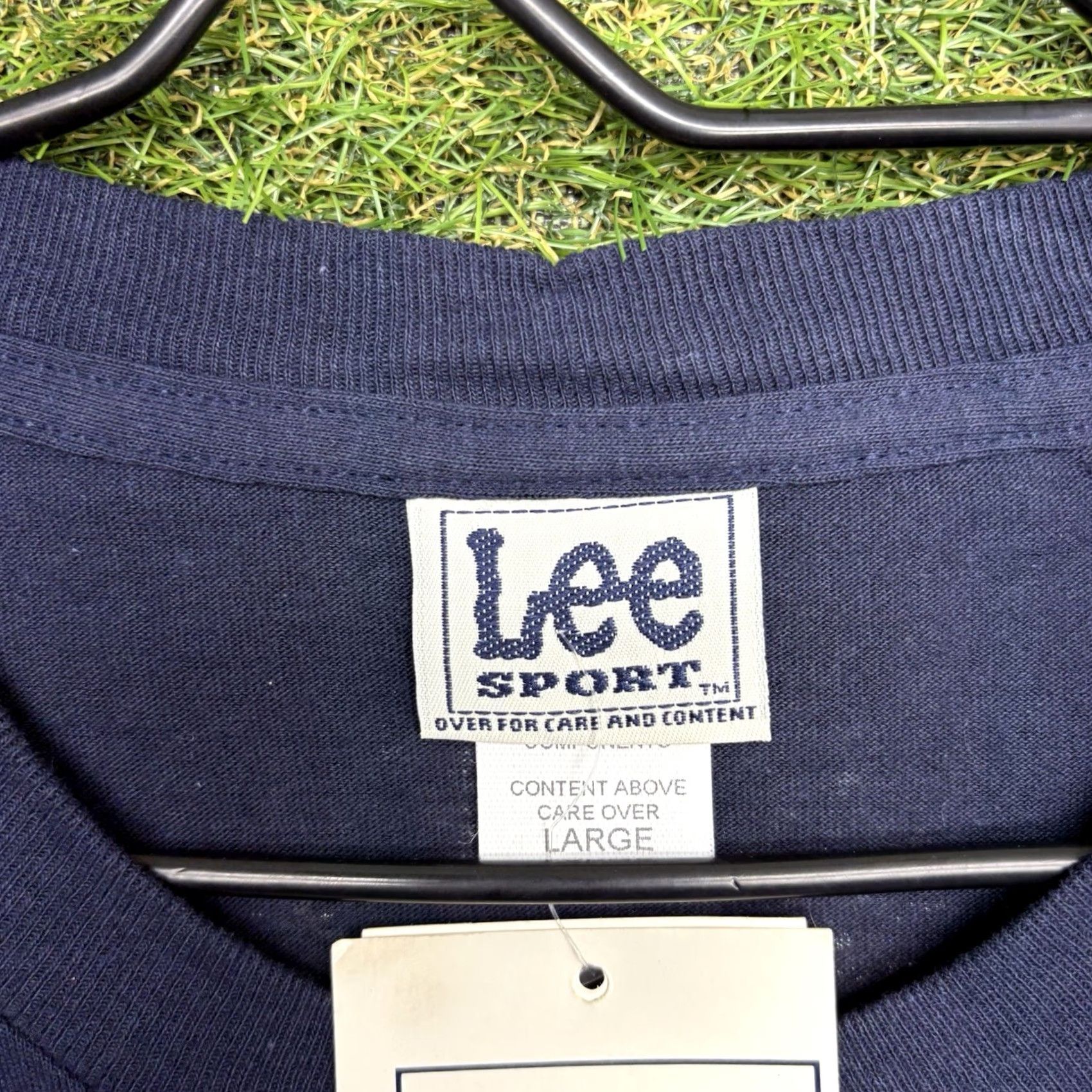 NFL VINTAGE Lee Tennessee Titans Shirt Mens L NFL Long Sleeve NWT Eddie George Blue Cotton Knit 1990s Sports Mens Size US L / EU 52-54 / 3 - 3 Thumbnail