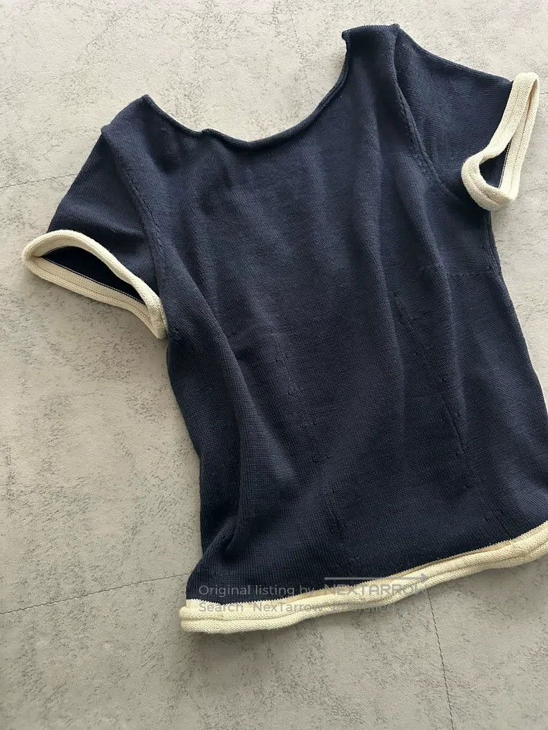 Comme des Garcons Comme Des Garcons Knitted short-sleeved top Size S / US 4 / IT 40 - 3 Thumbnail