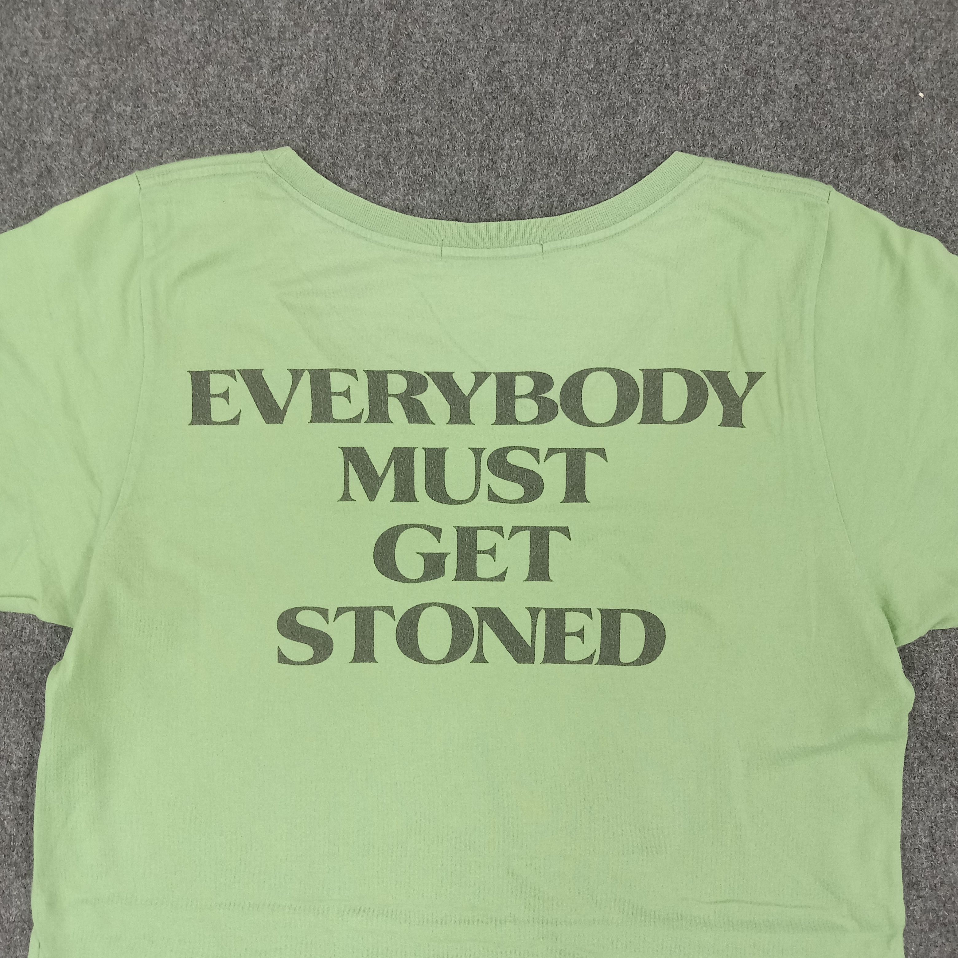 Hysteric Glamour × Japanese Brand × Vintage Hysteric Glamour Everybody Must Get Stoned Tshirt Size S / US 4 / IT 40 - 6 Thumbnail