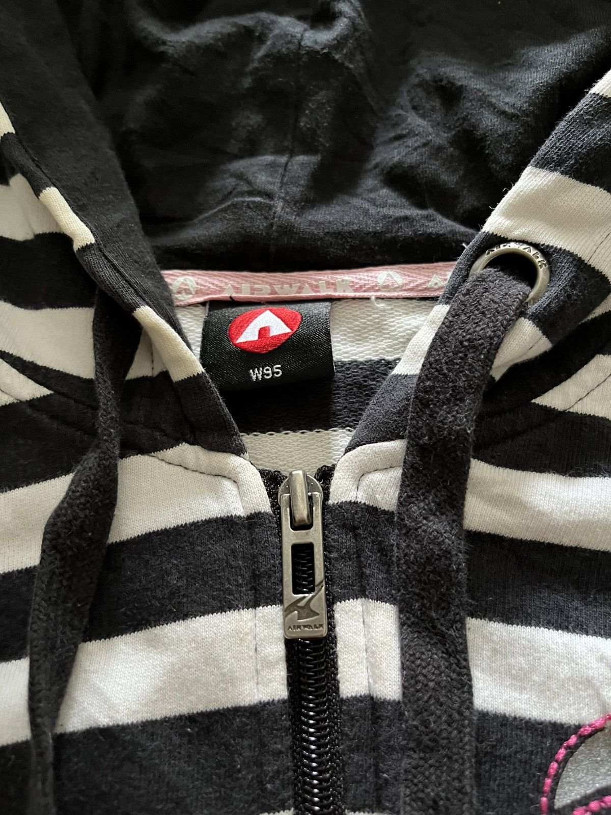 Hysteric Glamour Vintage airwalk y2k striped hoodie Size US M / EU 48-50 / 2 - 8 Thumbnail