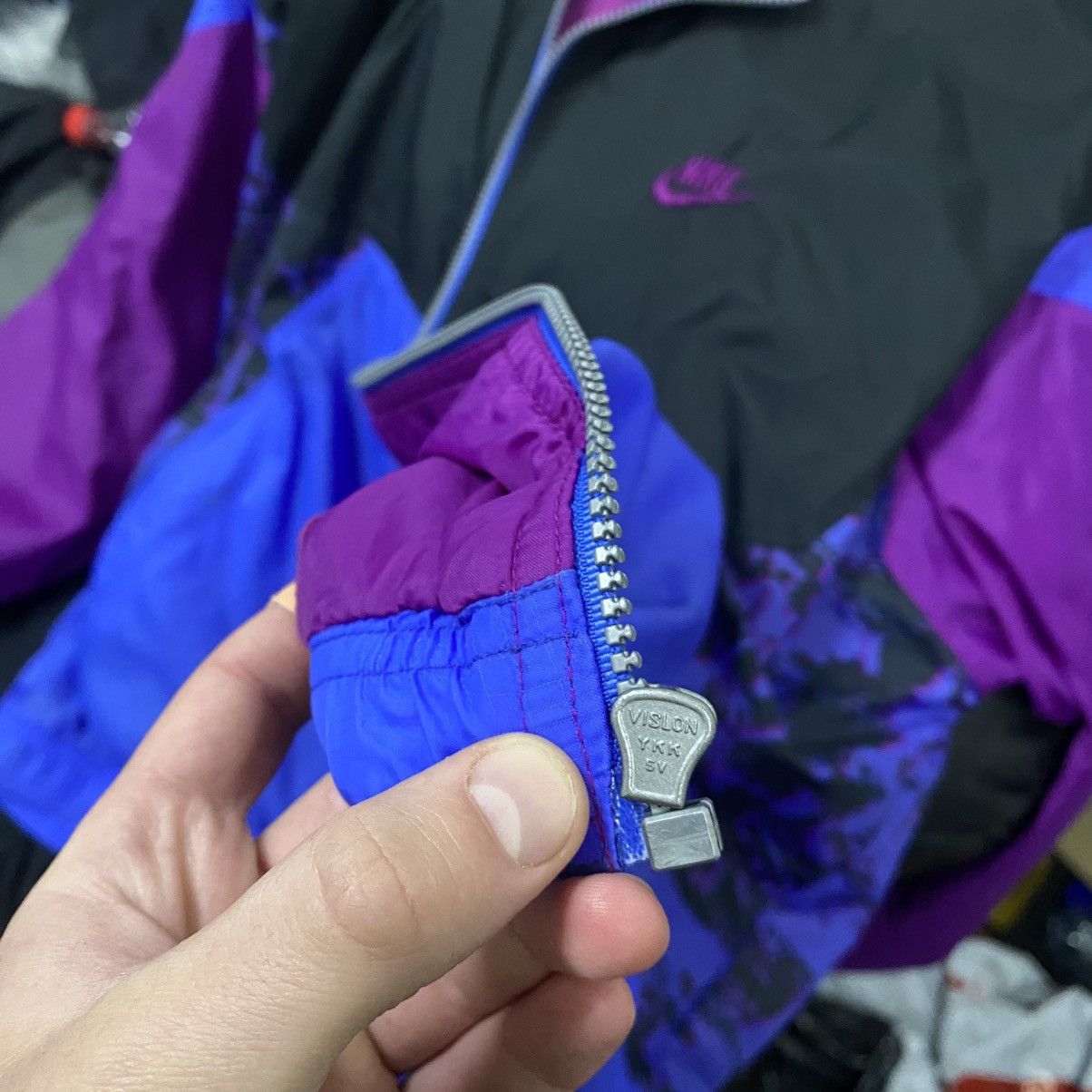 Nike 80’s NIKE RETRO Y2K TRACK JACKET VINTAGE SWOOSH LOGO BOXY Size US L / EU 52-54 / 3 - 6 Thumbnail