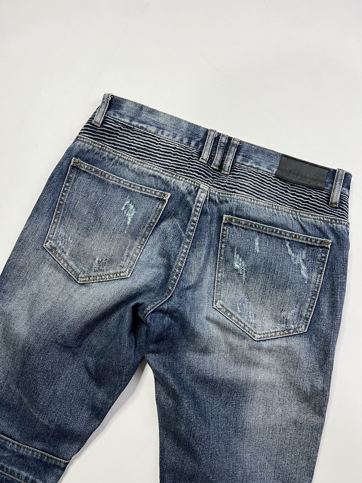 Embellish Embellish biker denim pant Size US 32 / EU 48 - 13 Thumbnail