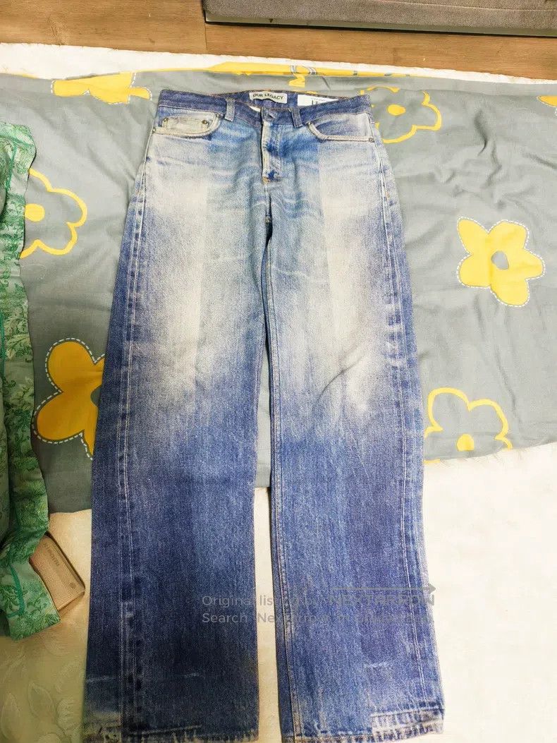 Our Legacy Our Legacy Digital printed denim trousers Size US 27 - 1 Thumbnail