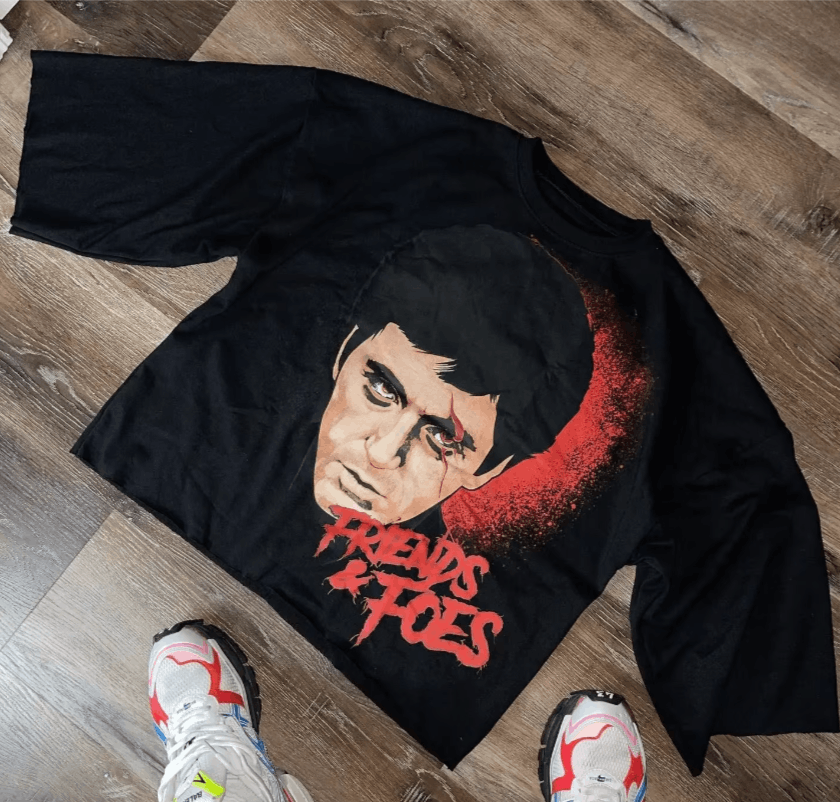 Japanese Brand T-shirt Alphabet Portrait Print Oversize Size US XL / EU 56 / 4 - 3 Thumbnail