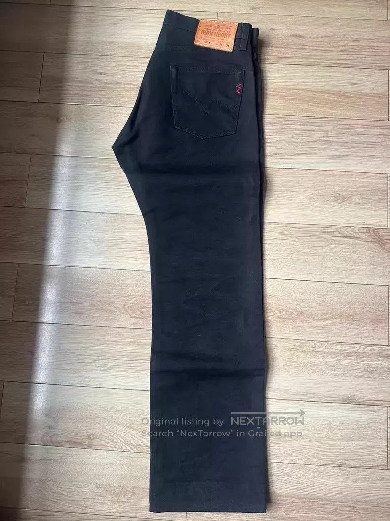 Iron Heart Iron Heart Jeans, black heavy canvas Size US 32 / EU 48 - 4 Thumbnail