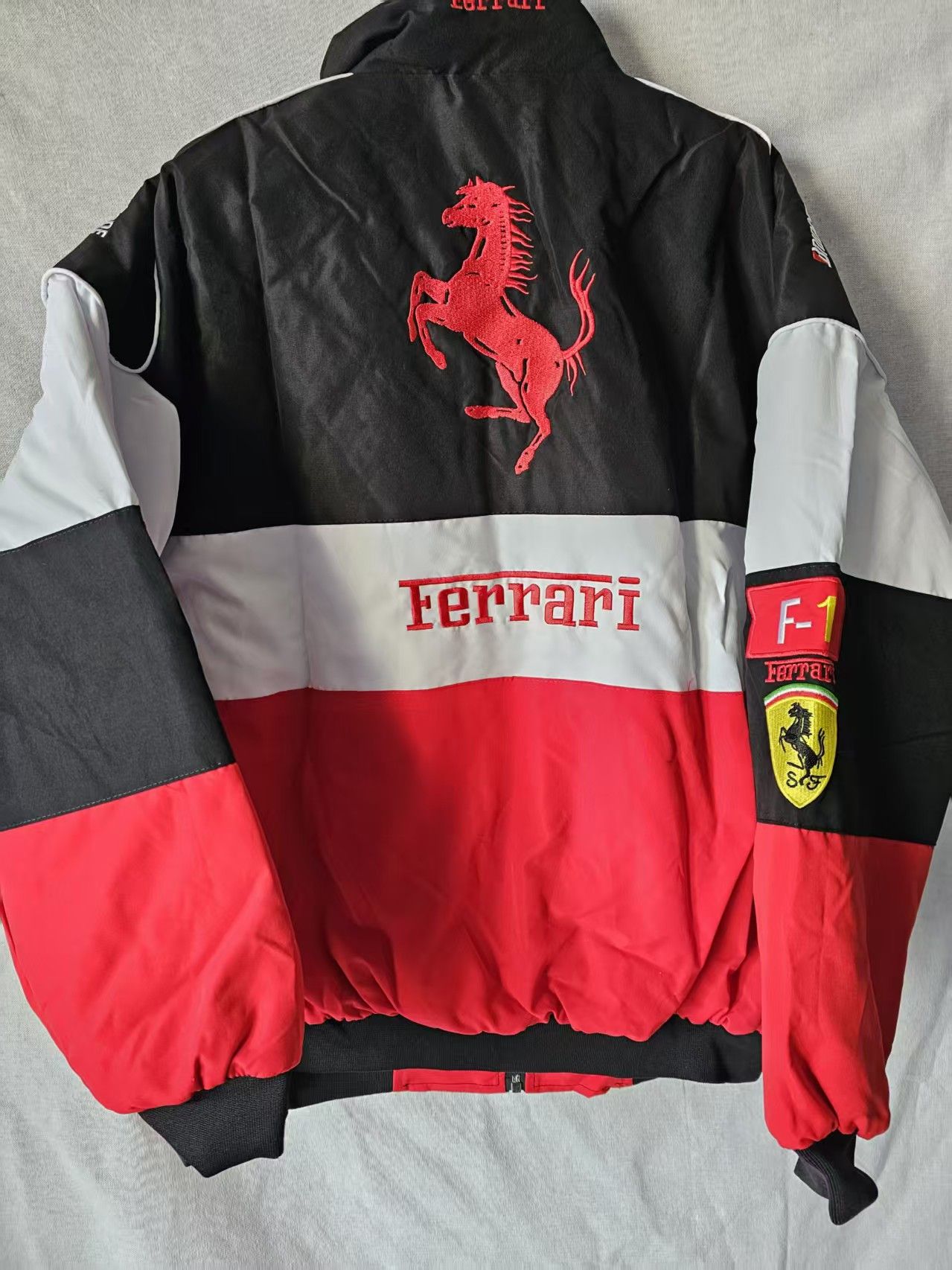Ferrari Ferrari Racing Jacket Red Black Size US XL / EU 56 / 4 - 2 Thumbnail