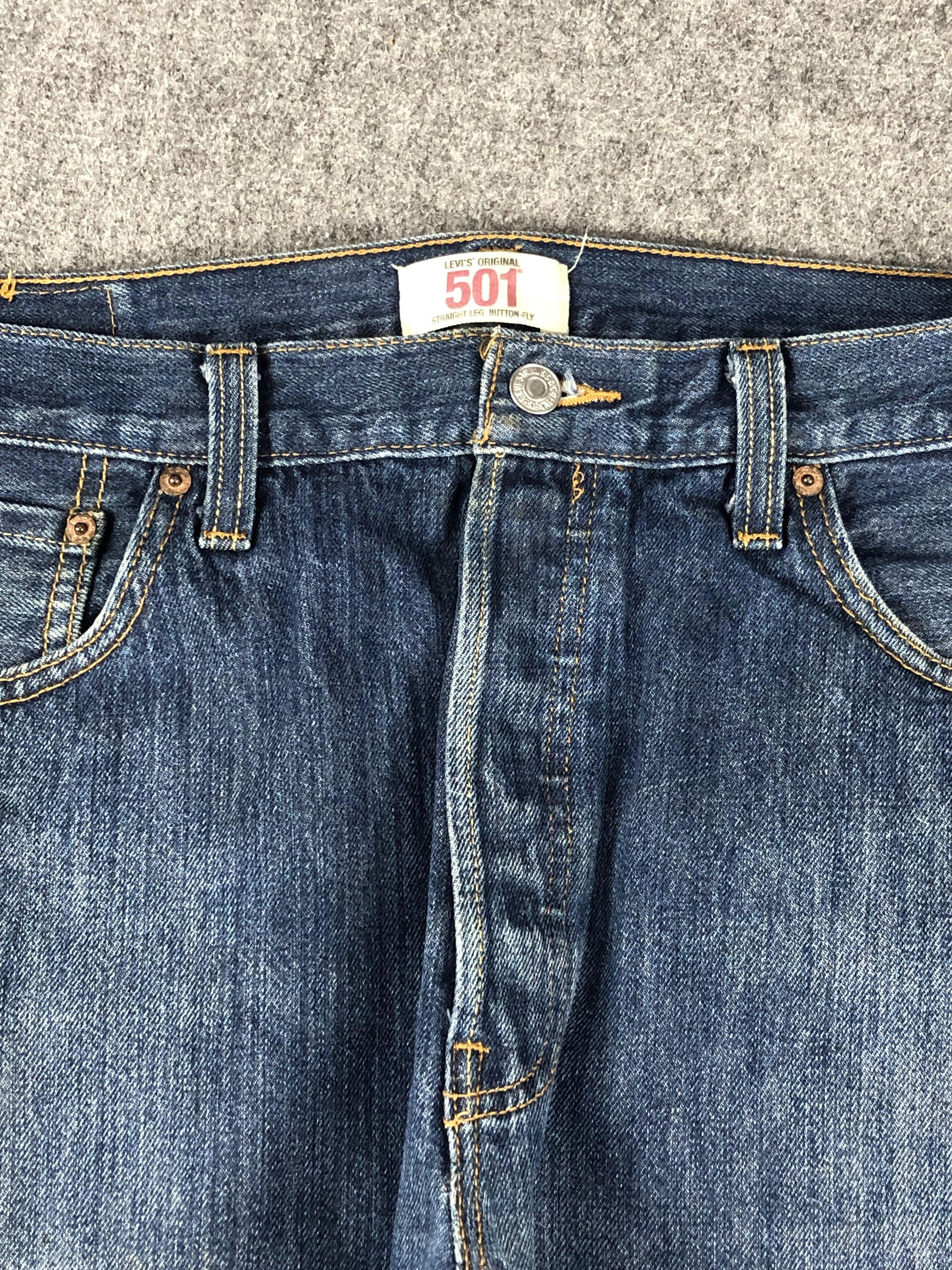Levi's × Vintage Vintage Levis 501 Blue Denim DP2226 Size US 32 / EU 48 - 2 Thumbnail