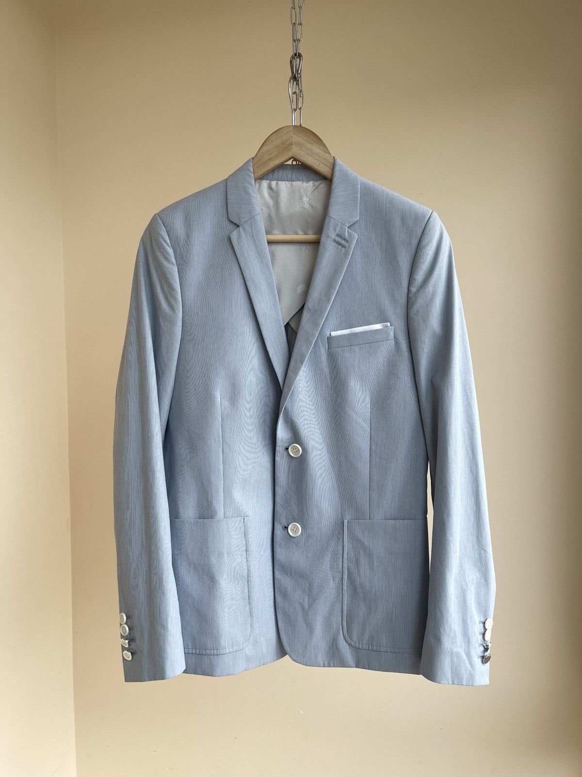 The Kooples The Kooples Cotton Striped Fitted Summer Blazer Jacket 46 IT Size 36R - 1 Thumbnail