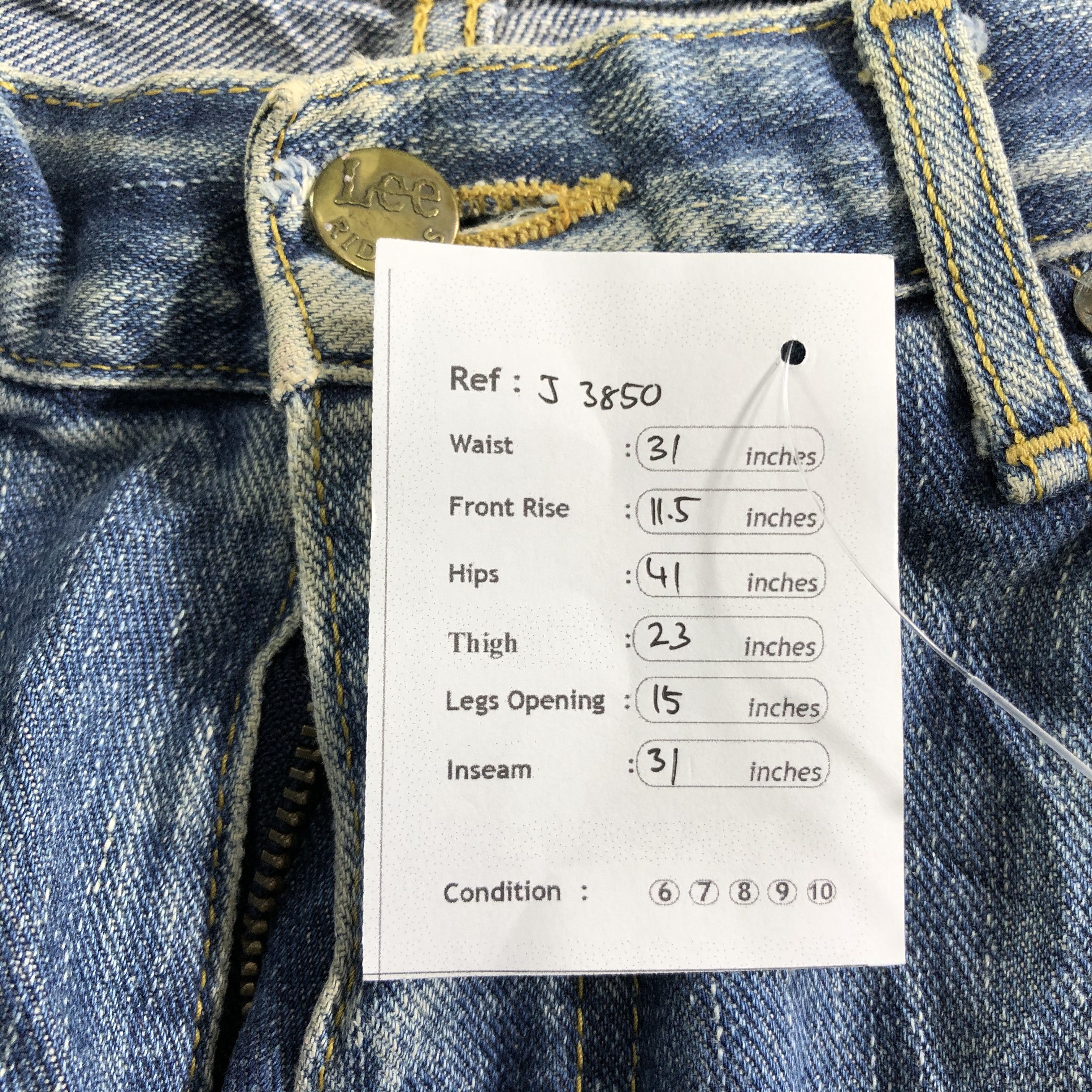 Lee Vintage Lee Jeans-J3850 Size US 31 - 12 Thumbnail