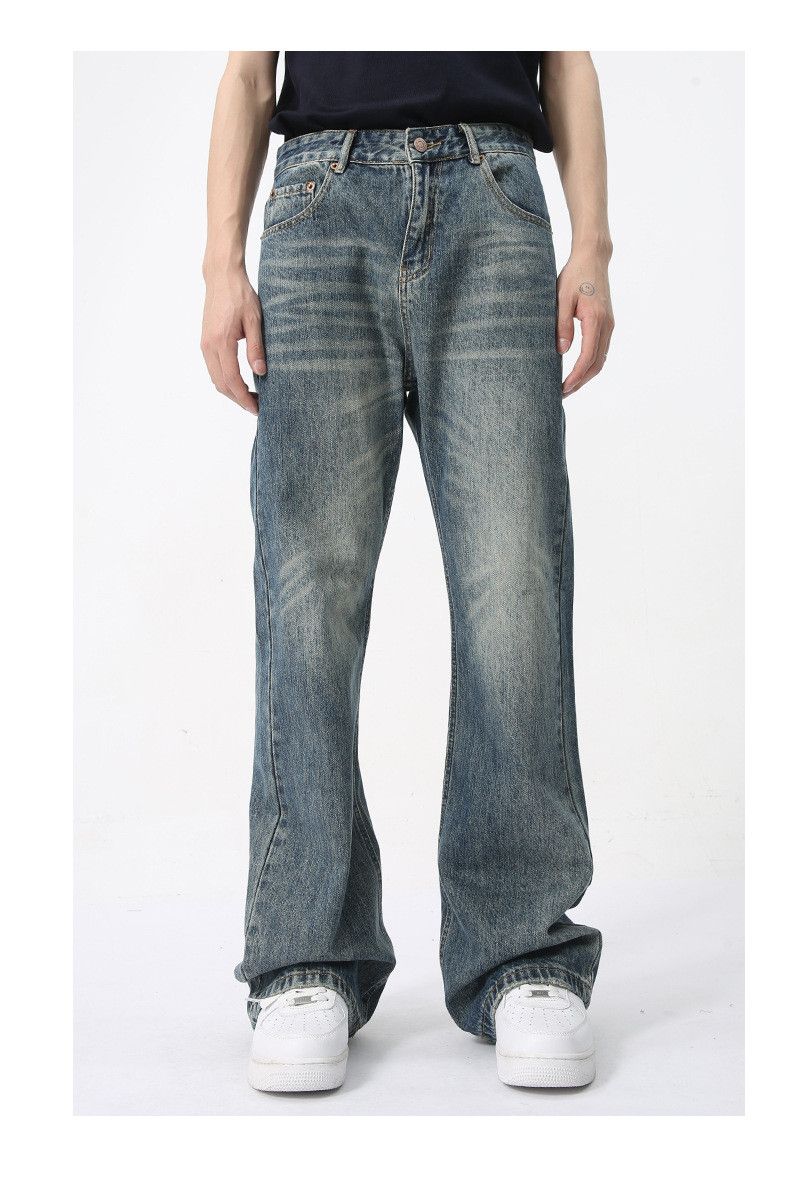 Japanese Brand × Jean Fashion casual washed bootcut jeans Size US 32 / EU 48 - 1 Thumbnail