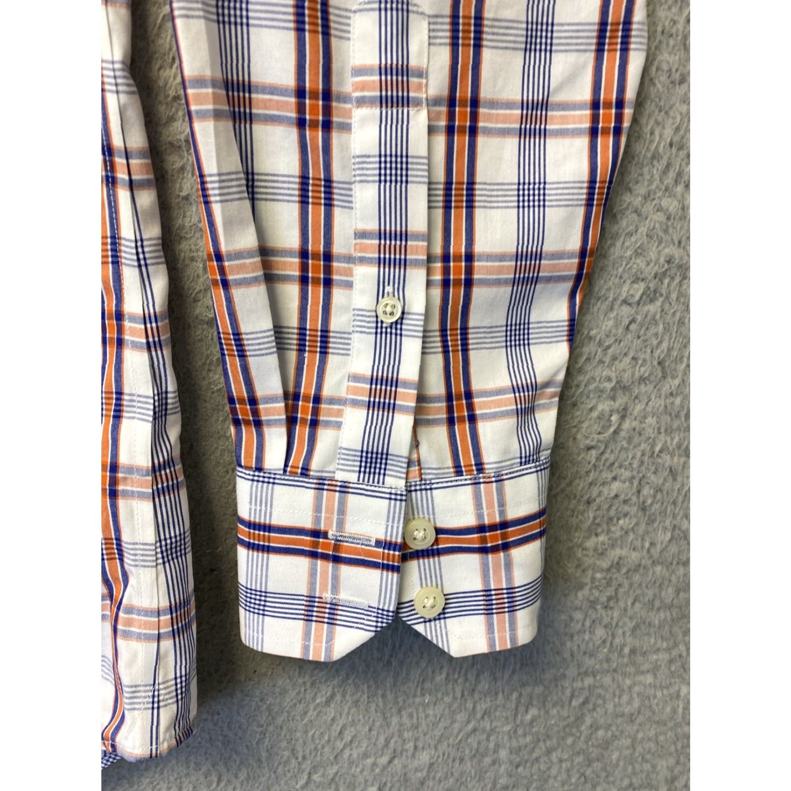 Banana Republic VINTAGE Banana Republic Dress Shirt Men's Size M Plaid Long Sleeve Button Up Collared Casual Formal Workwear Size 40R - 5 Thumbnail