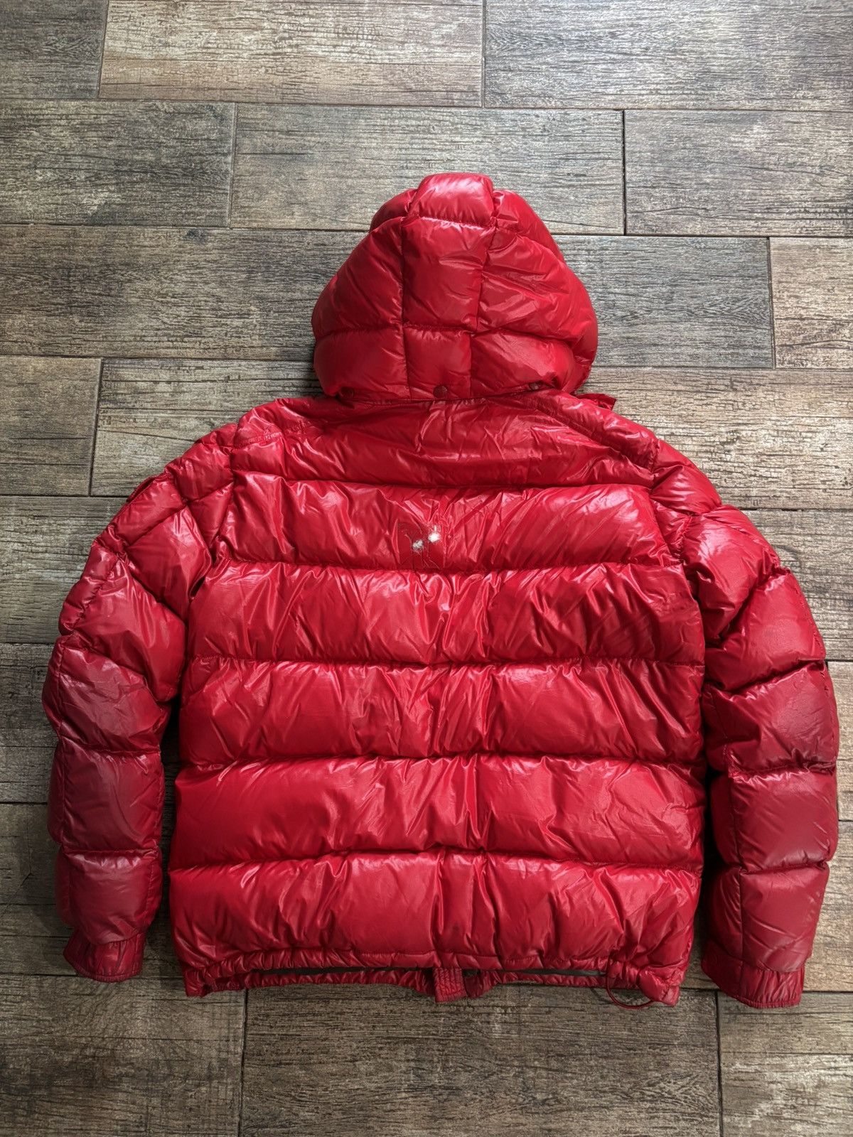 Moncler Red Maya Giubbotto Puffer Jacket Size US XL / EU 56 / 4 - 2 Thumbnail