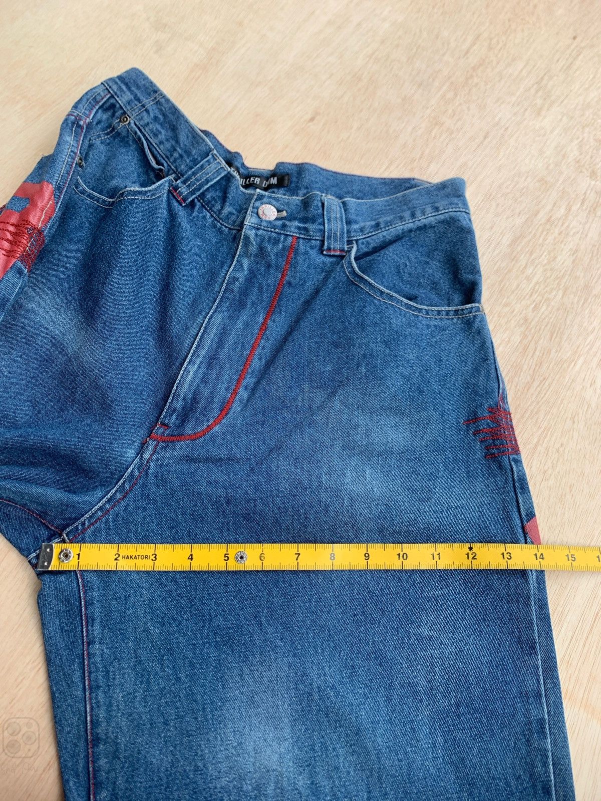 Hysteric Glamour × Japanese Brand Thriller Dnm Distressed Denim Jeans Size US 31 - 11 Thumbnail