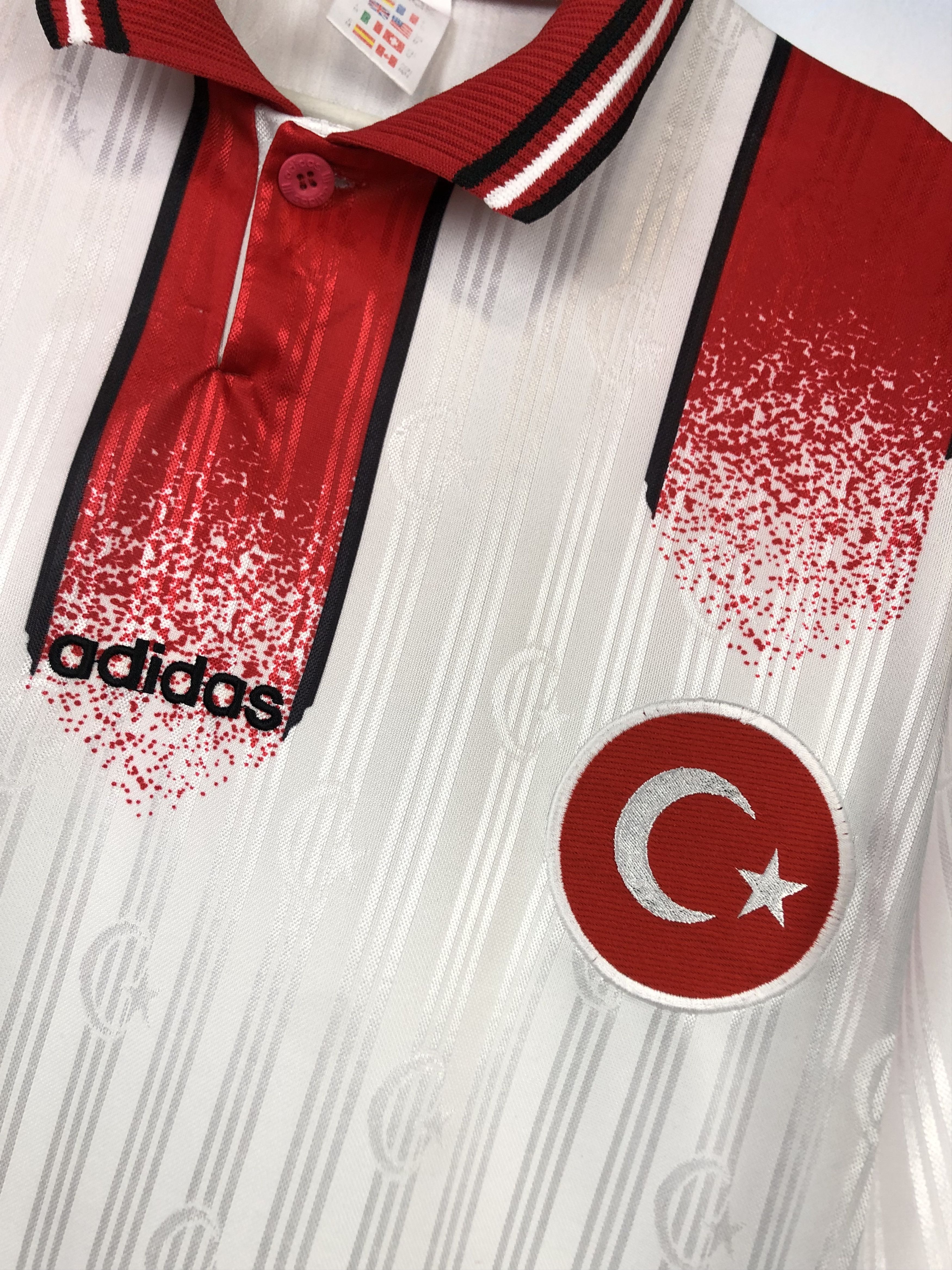 Adidas × Vintage Turkey Away football shirt 1996 Adidas Soccer Jersey Rare Size US M / EU 48-50 / 2 - 5 Thumbnail
