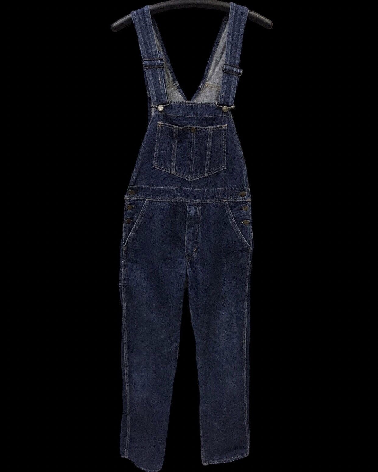 Big John For W27-29🔥BIG JOHN Japan Denim Overall Size US 31 - 1 Thumbnail