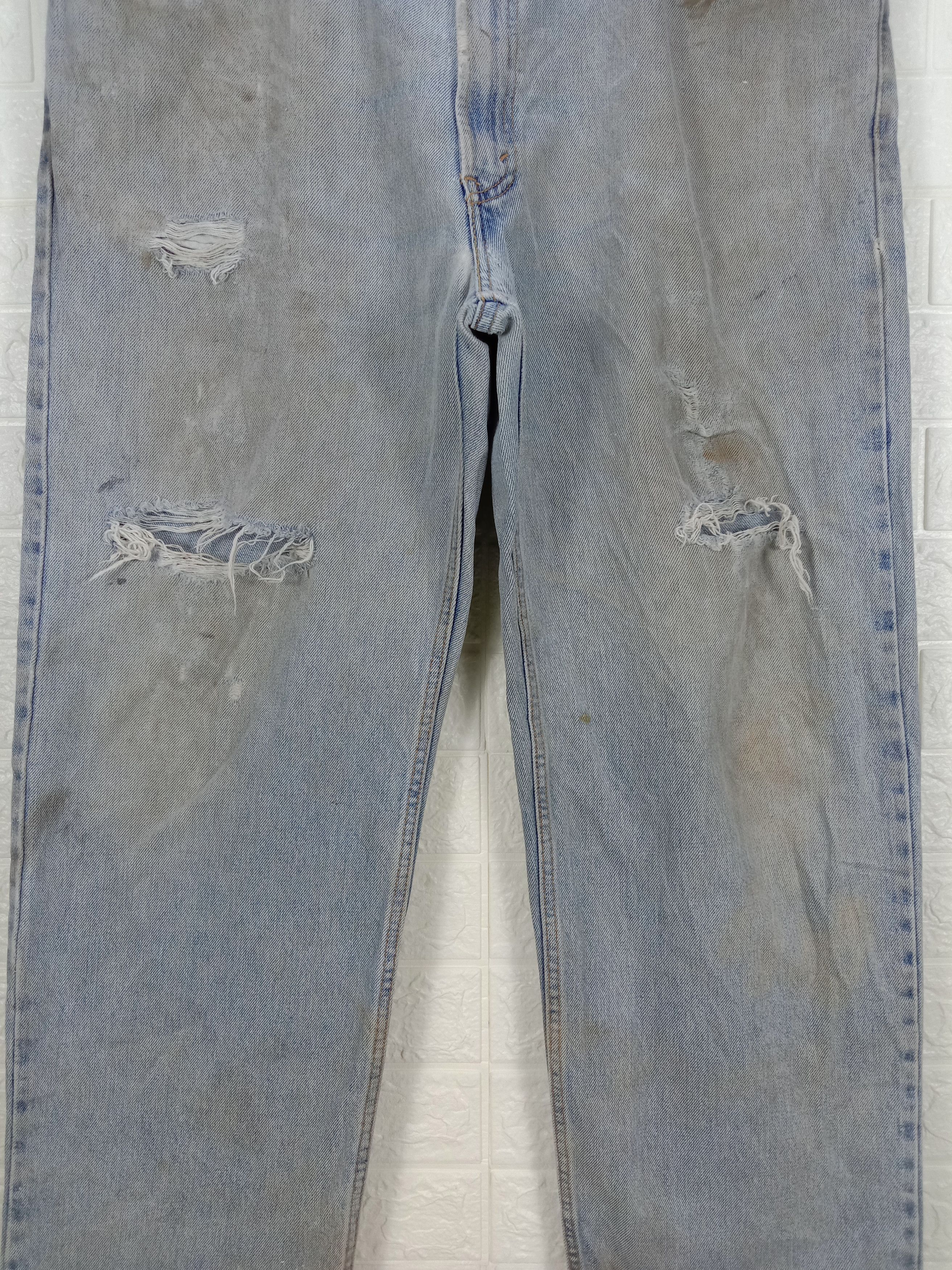 Levi's × Levi's Vintage Clothing Vintage Levi's 550 Jeans Dirty Wash Distressed Denim Size US 40 / EU 56 - 3 Thumbnail
