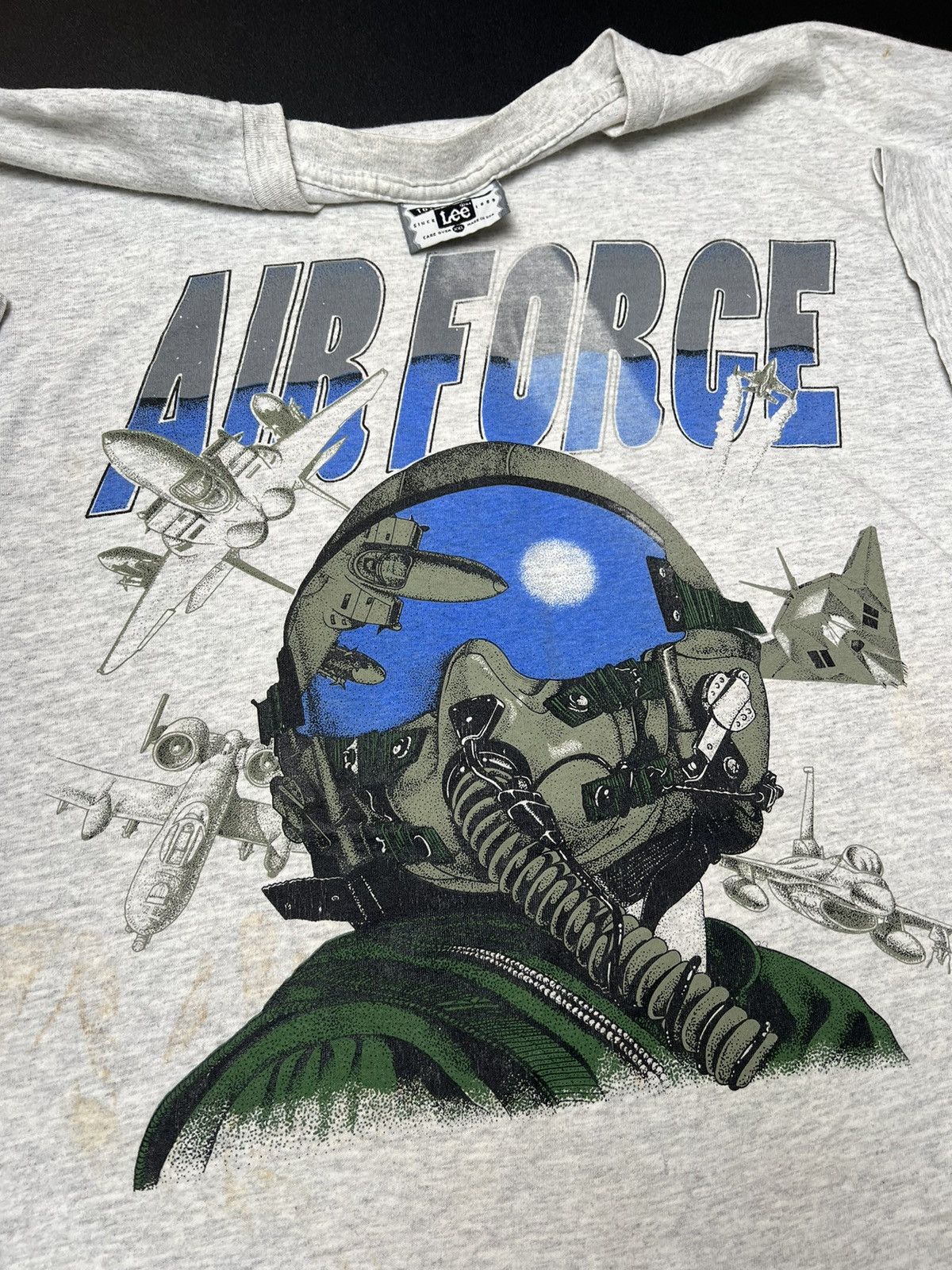 Vintage Vintage airforce pilot t shirt size XXL Size US XXL / EU 58 / 5 - 2 Thumbnail