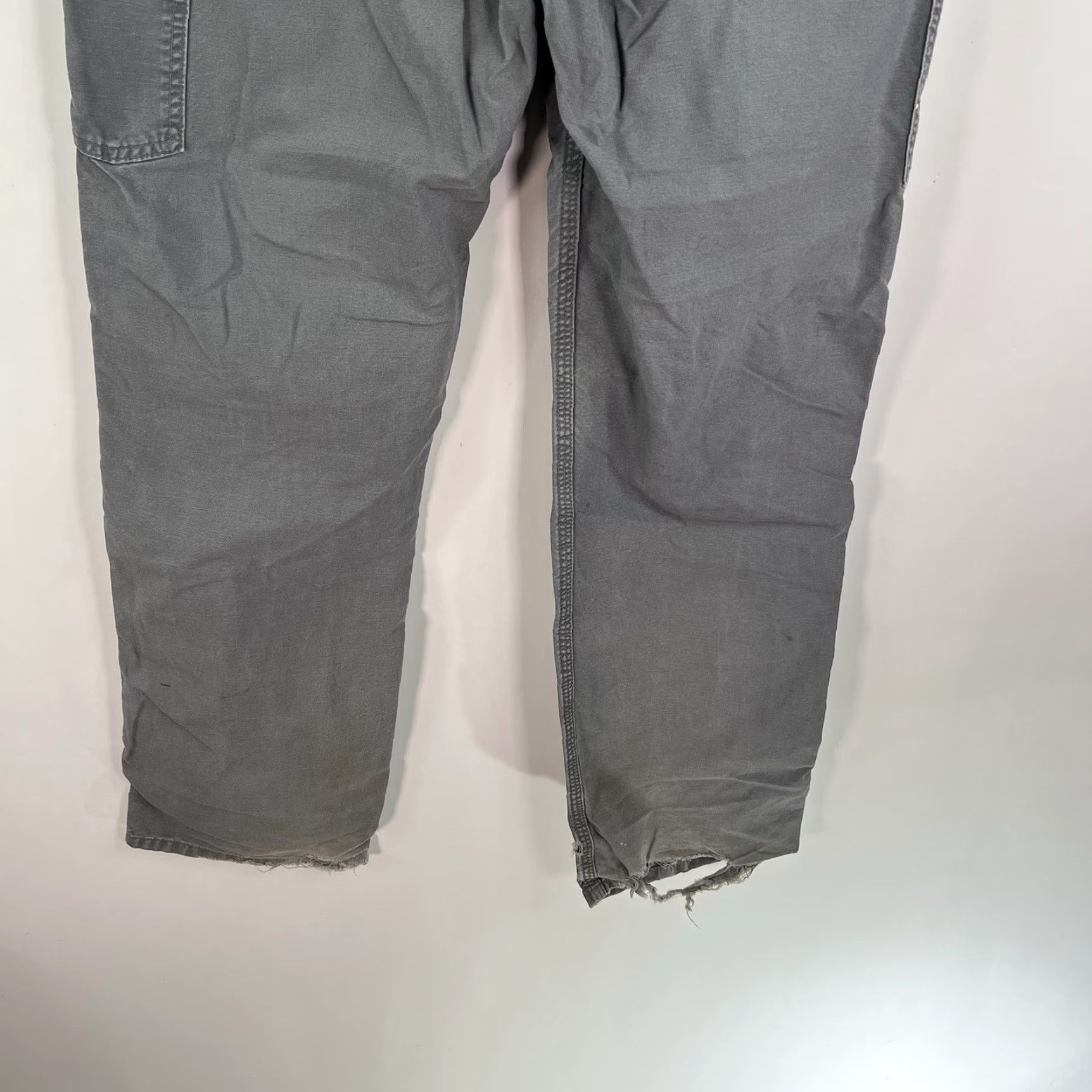 Carhartt VINTAGE Carhartt Jeans Denim B151 32x34 Gray US 90s Logo Mens Regular Relaxed Distressed Straight/Bootcut Size US 32 / EU 48 - 6 Thumbnail
