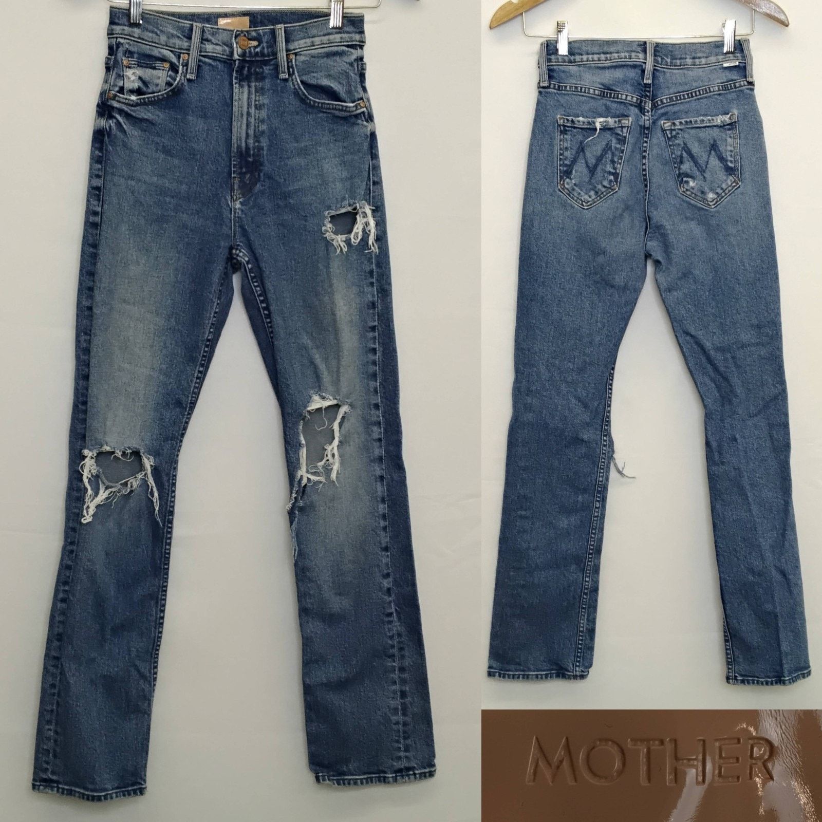 MOTHER Mother Jeans High Waisted Rider Skimp Women's 25" Waist Size 25" / US 0 / IT 36 - 1 Thumbnail
