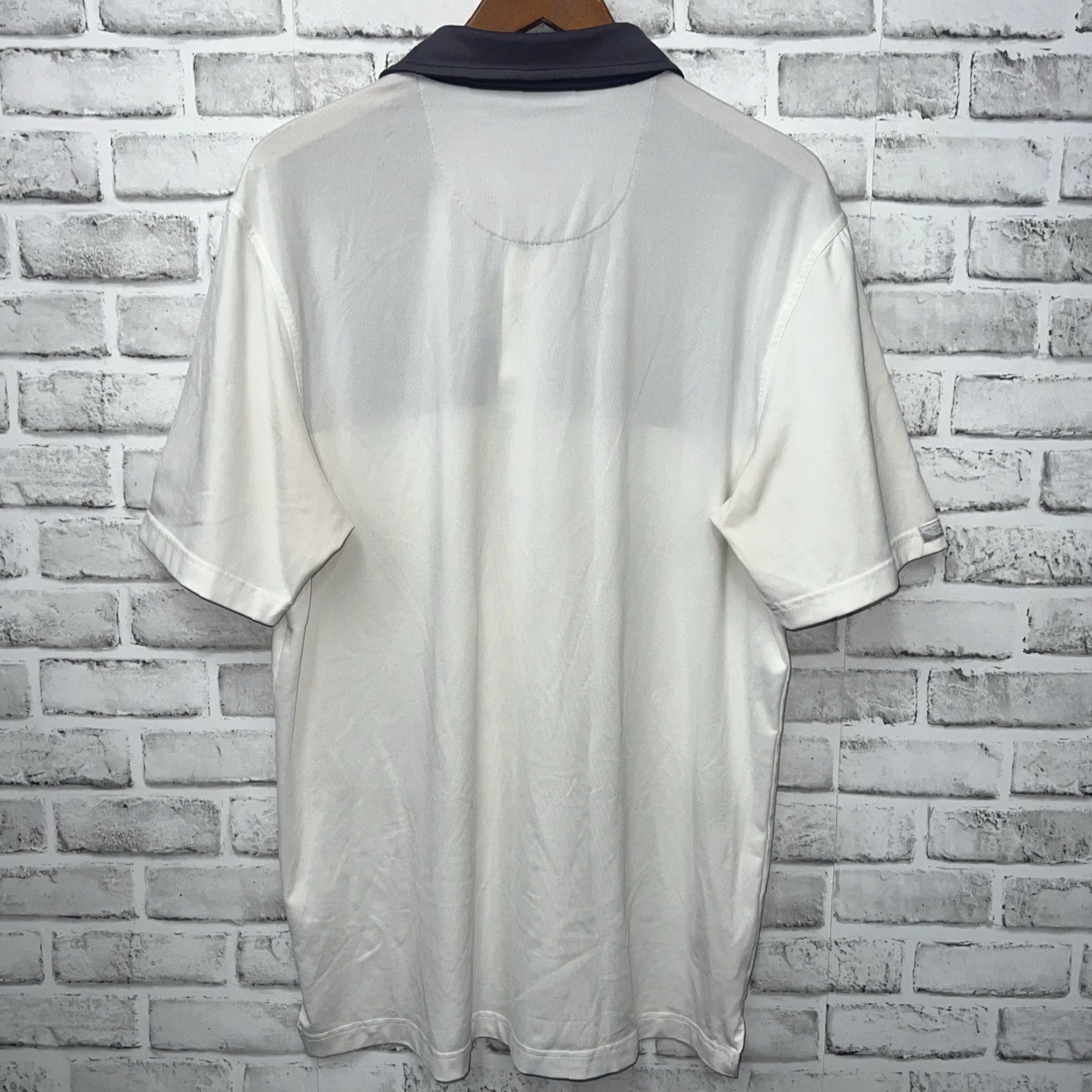 Vintage Straight Down Polo Shirt Mens Size L White Size US L / EU 52-54 / 3 - 4 Thumbnail