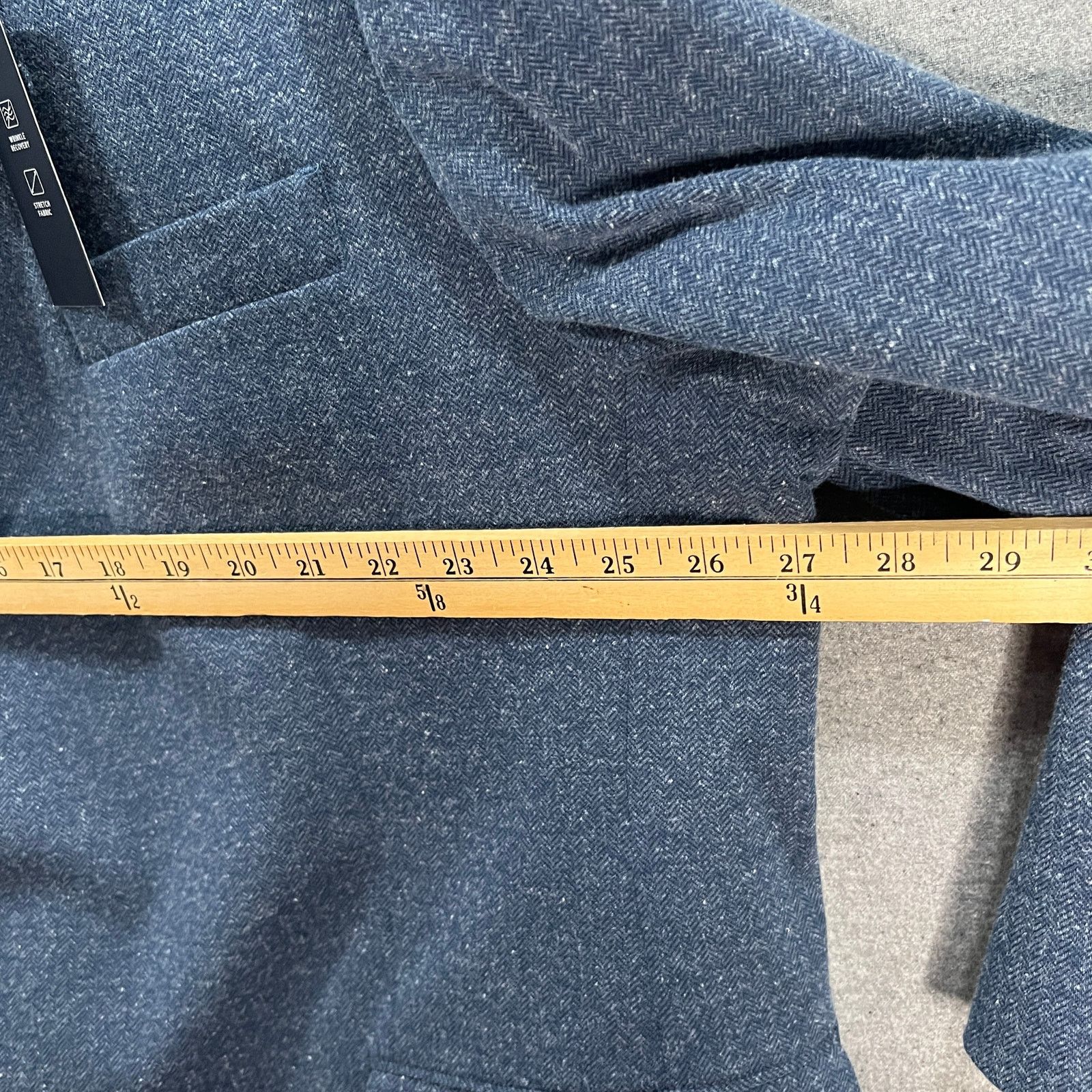 Other Stafford Big&Tall Mens Classic Fit Sport Coats Suits Navy Si Size 54L - 8 Thumbnail