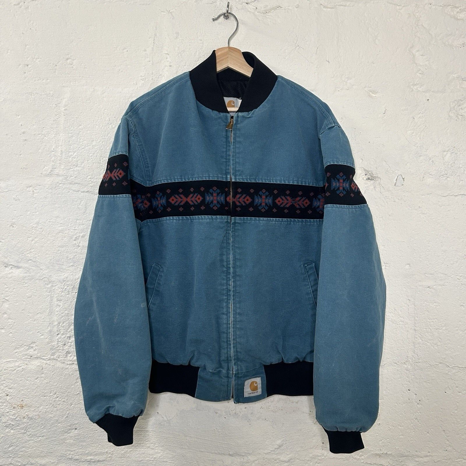 Carhartt × Streetwear × Vintage Purple Carhartt Tribal Jacket
