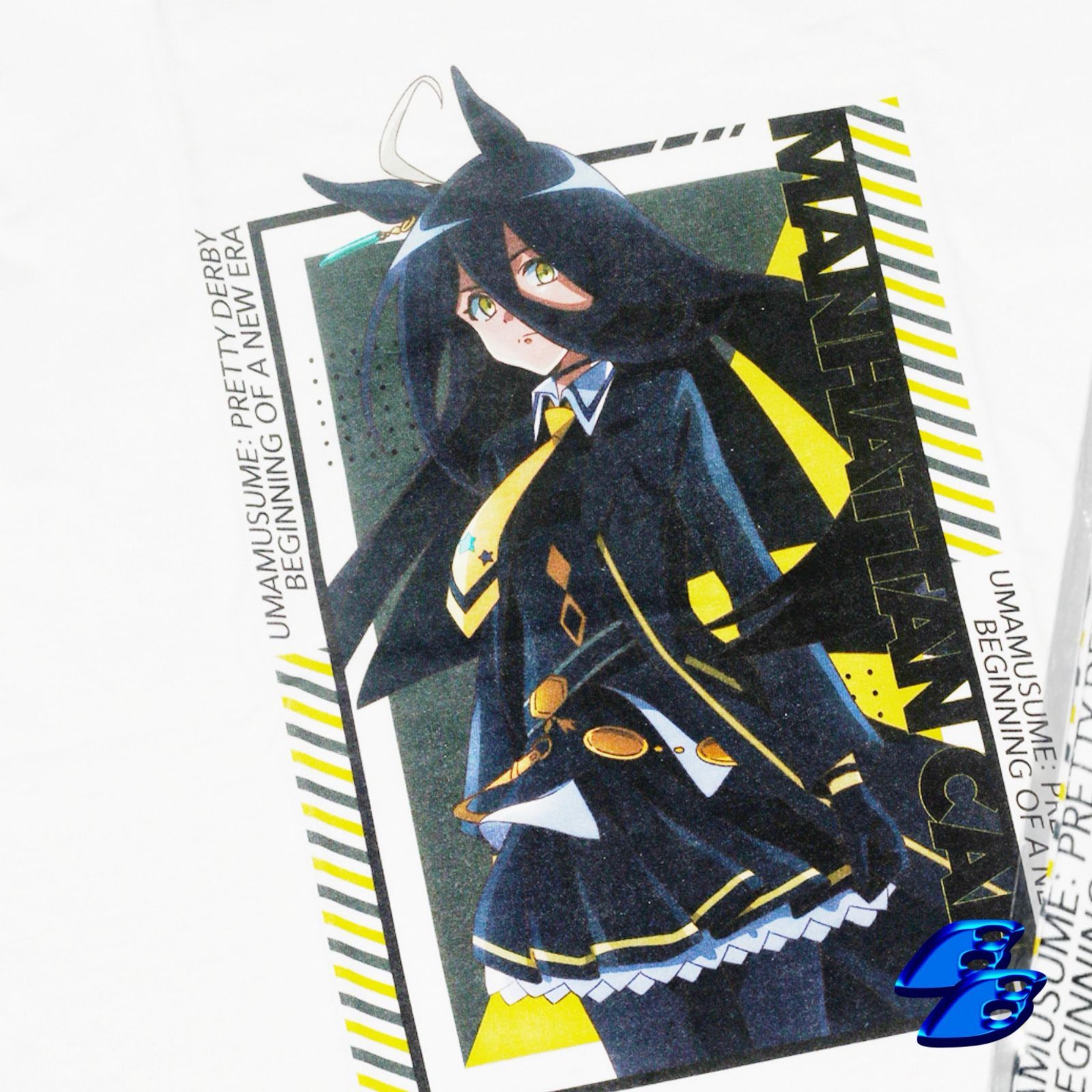 Anime Umamusume: Pretty Derby - Manhattan Cafe Official Tee Size US L / EU 52-54 / 3 - 3 Thumbnail