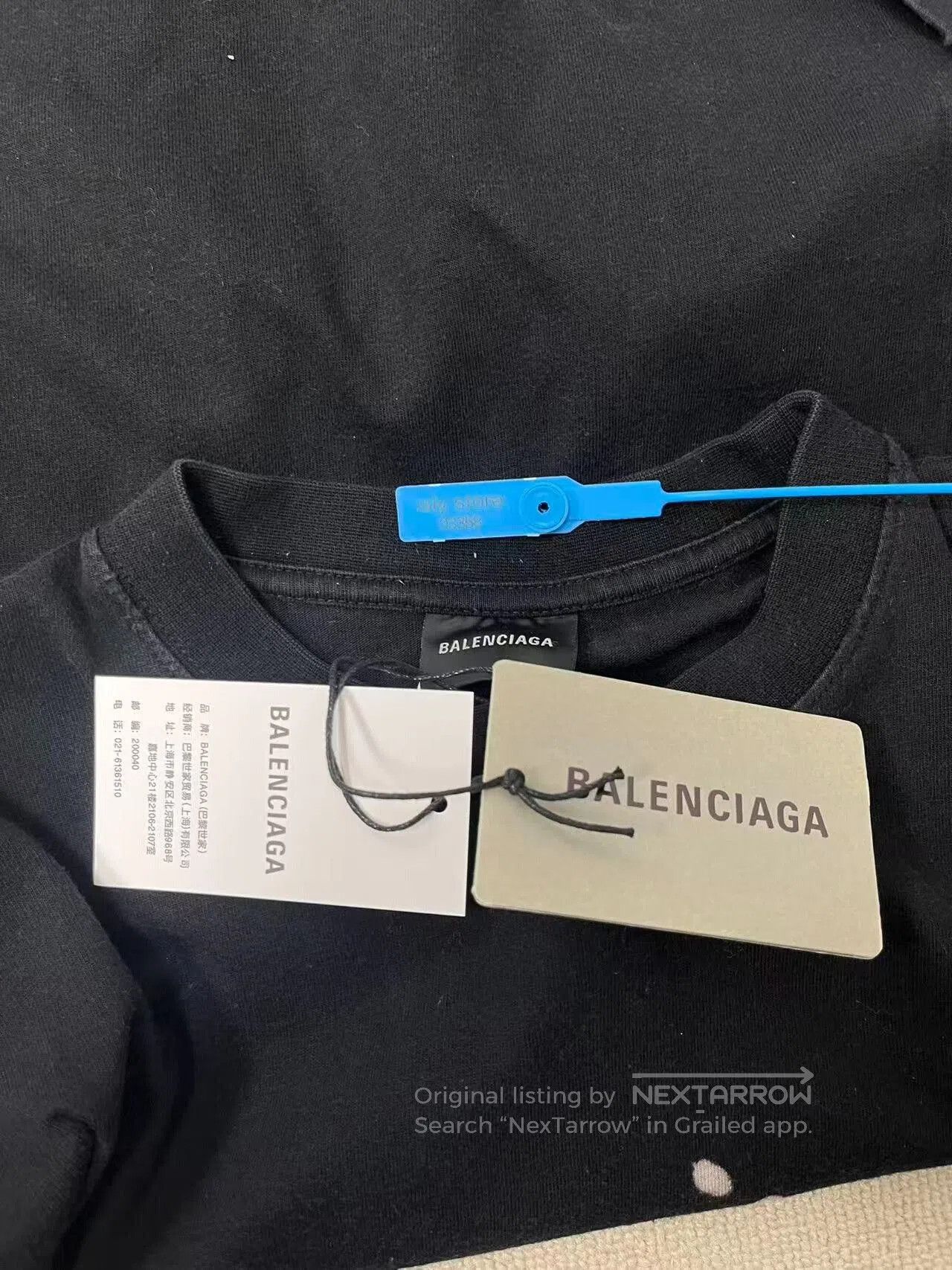 Balenciaga balenciaga logo print black t. Size US XS / EU 42 / 0 - 5 Thumbnail
