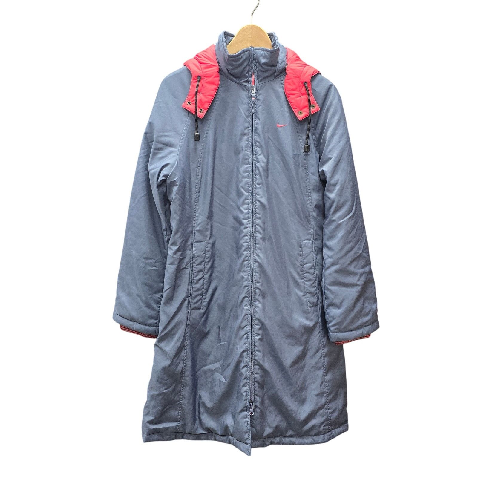 Nike Vintage Nike Women's Blue & Pink Parka Puffer, Size Medium Size M / US 6-8 / IT 42-44 - 1 Thumbnail