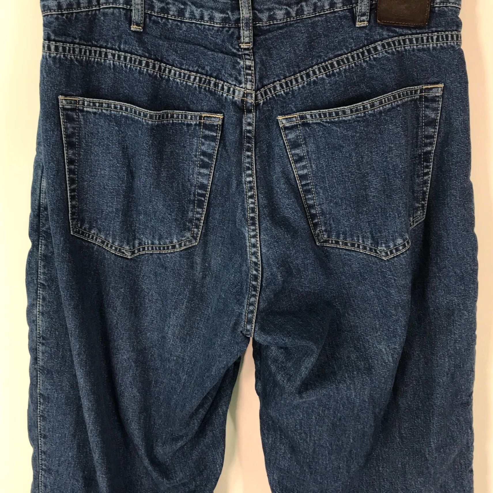 Gap Gap Relaxed Fit Straight Leg Mid Rise Denim Jeans Size 34X34 Blue Mens Size US 34 / EU 50 - 4 Thumbnail