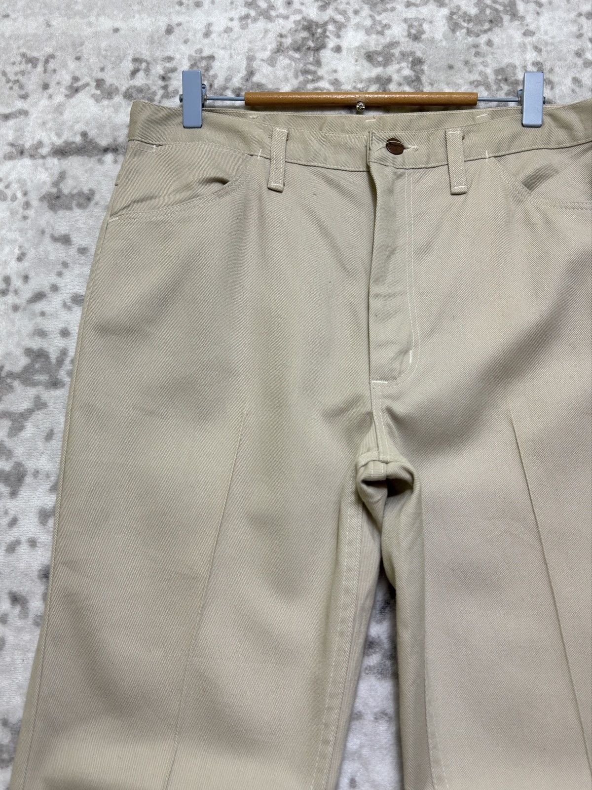 Wrangler Vintage Wrangler Sta-Prest Bootcut Flare Pants 70s Talon Zip Size US 33 - 4 Thumbnail