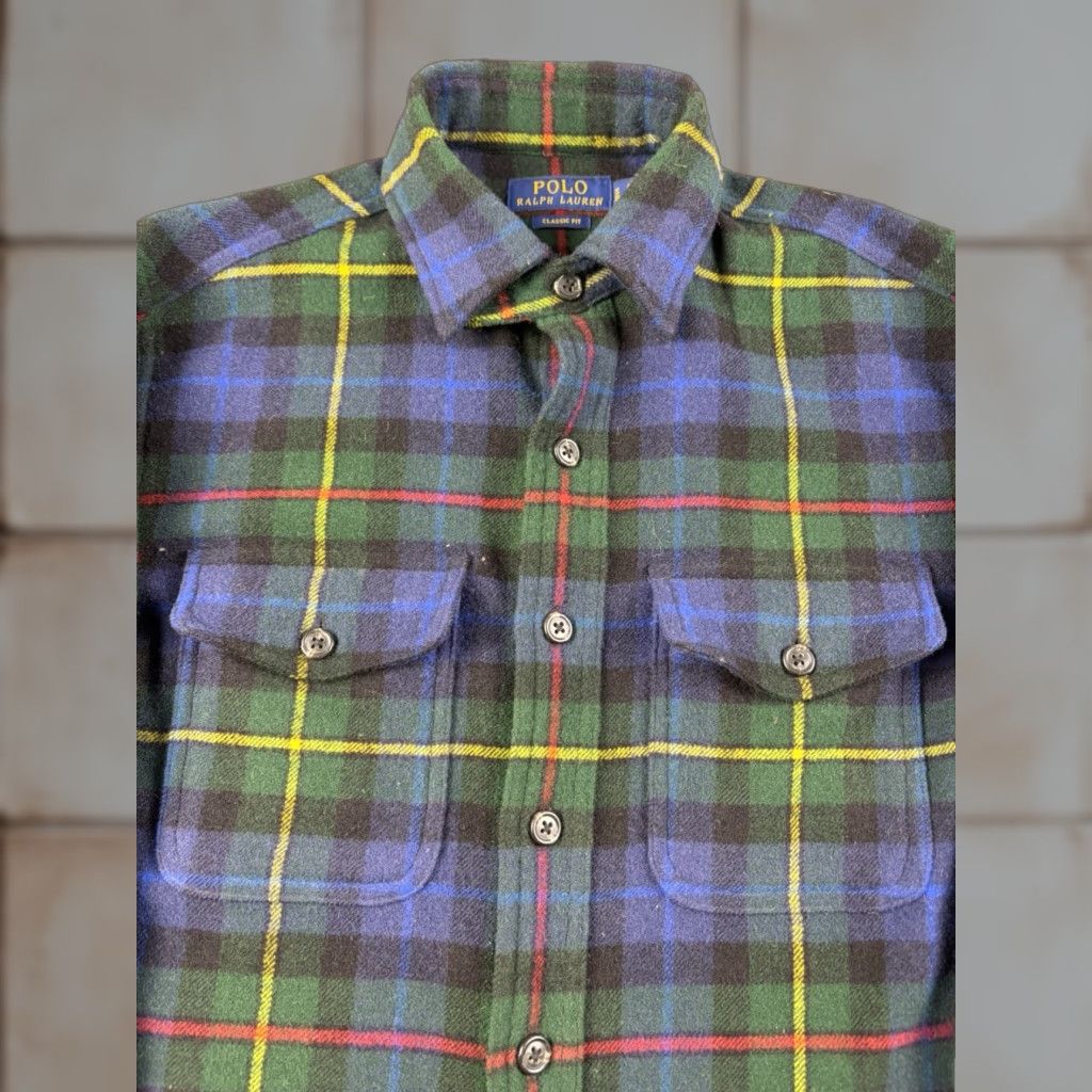 Polo Ralph Lauren **Polo Ralph Lauren Men's Small Plaid Wool Button-Up Shirt** User: **Ralph Lauren Men's Small Plaid Wool Button-Up Shirt** Size US S / EU 44-46 / 1 - 1 Thumbnail