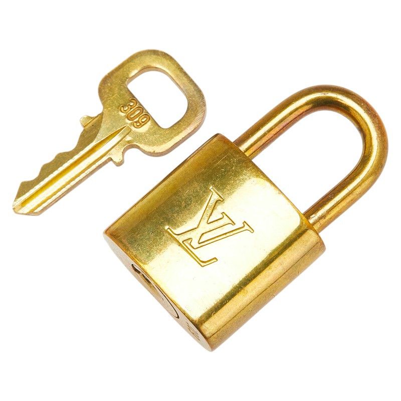 Louis Vuitton Louis Vuitton Louis Vuitton Padlock Key Set Metal Charm Size ONE SIZE - 1 Thumbnail