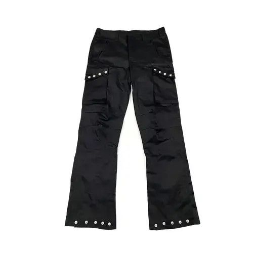Other zipper rivet flared yuppie punk remake cargo pants Size US 30 / EU 46 - 4 Thumbnail