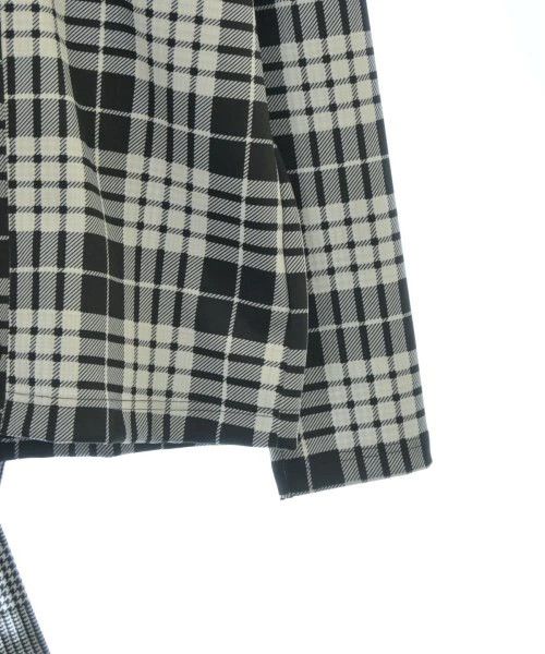 Comme des Garcons Homme Plus Shirt Check Polyester Button Up Uneven Hem Black x White Size US S / EU 44-46 / 1 - 6 Thumbnail