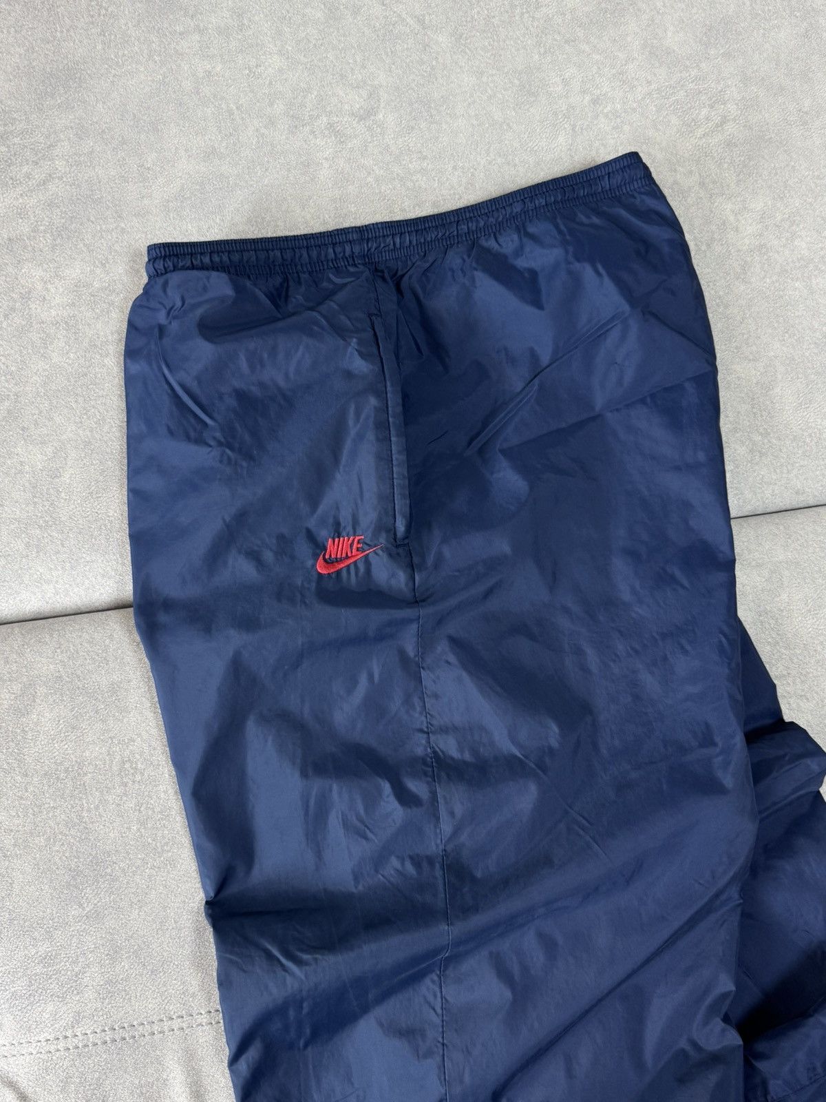 Nike × Vintage Vintage Nike Nylon Y2K Baggy sweatpants pants drill XL Size US 34 / EU 50 - 6 Thumbnail