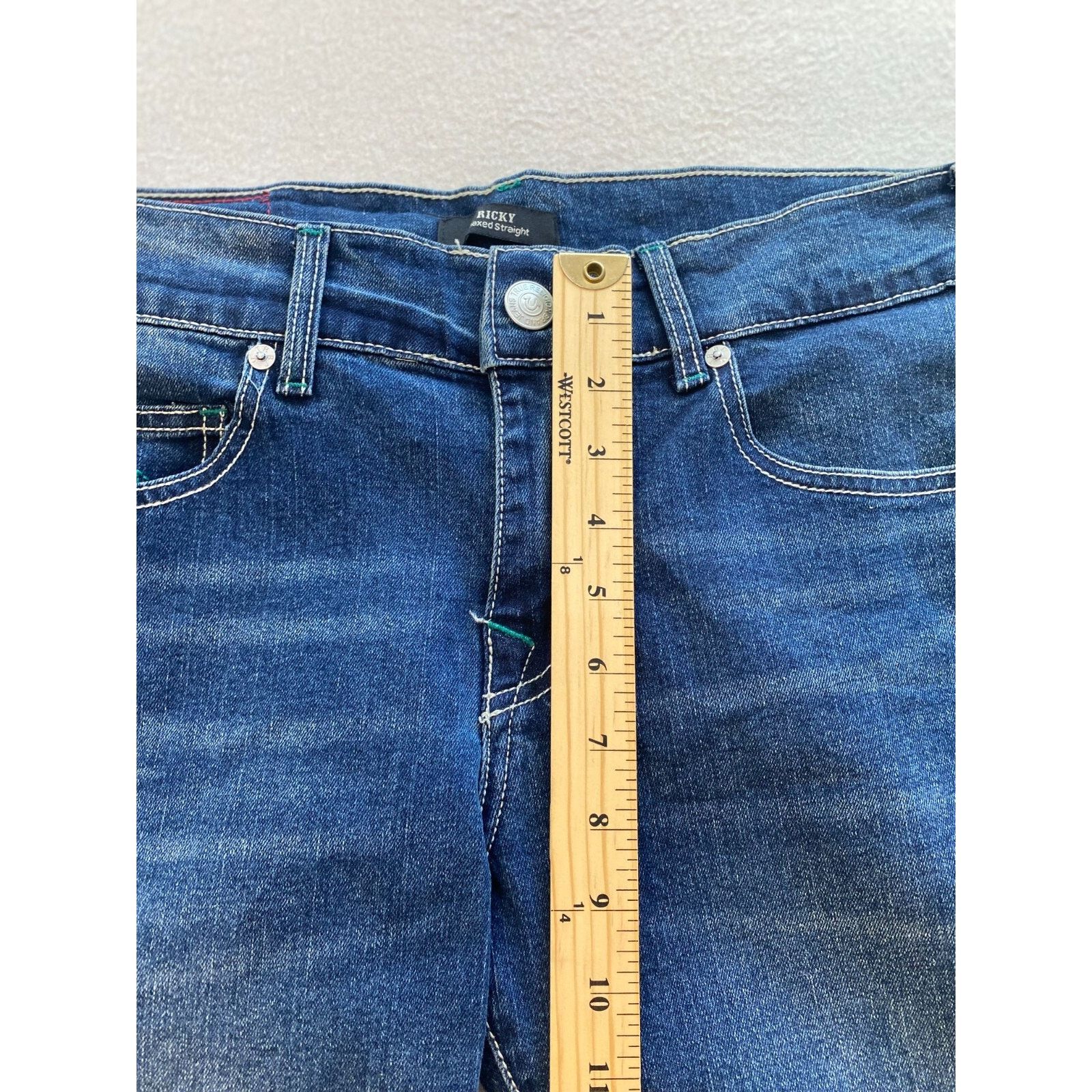 True Religion True Religion Ricky Jeans Mens Size 30 Relaxed Straight NWT Size US 30 / EU 46 - 9 Thumbnail