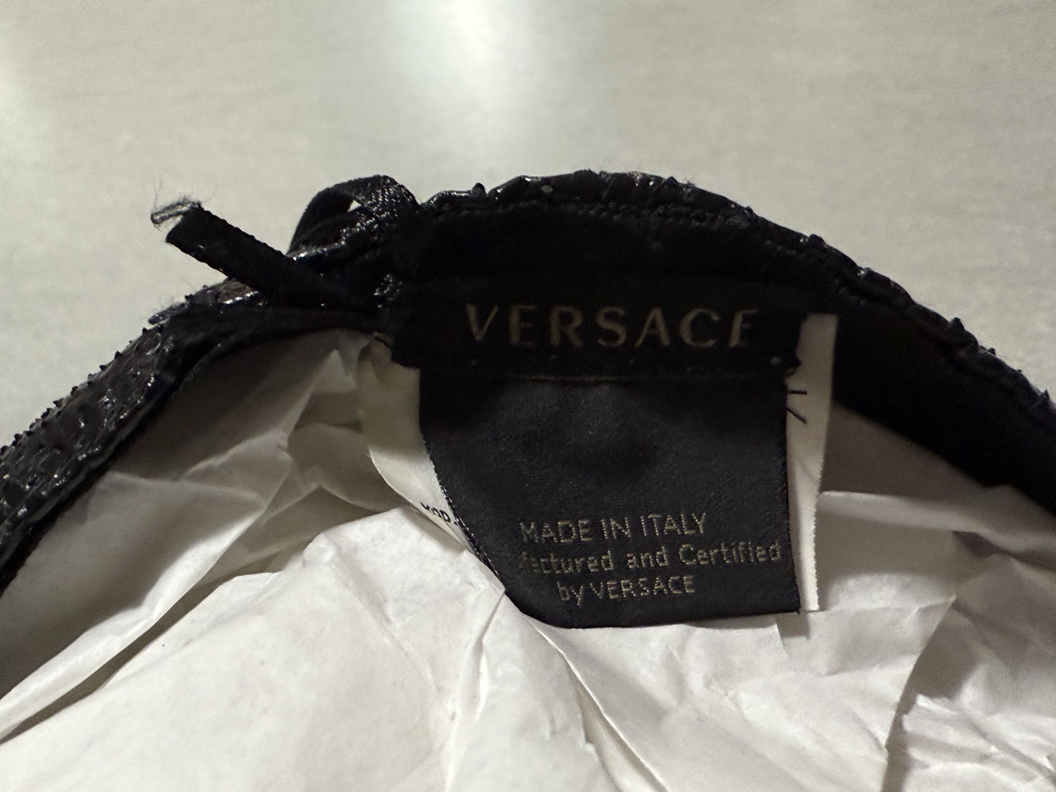 Versace VERSACE PYTHON BASEBALL HAT 6 5/8 SIZE XS MENS/ MED YOUTH Size ONE SIZE - 10 Thumbnail