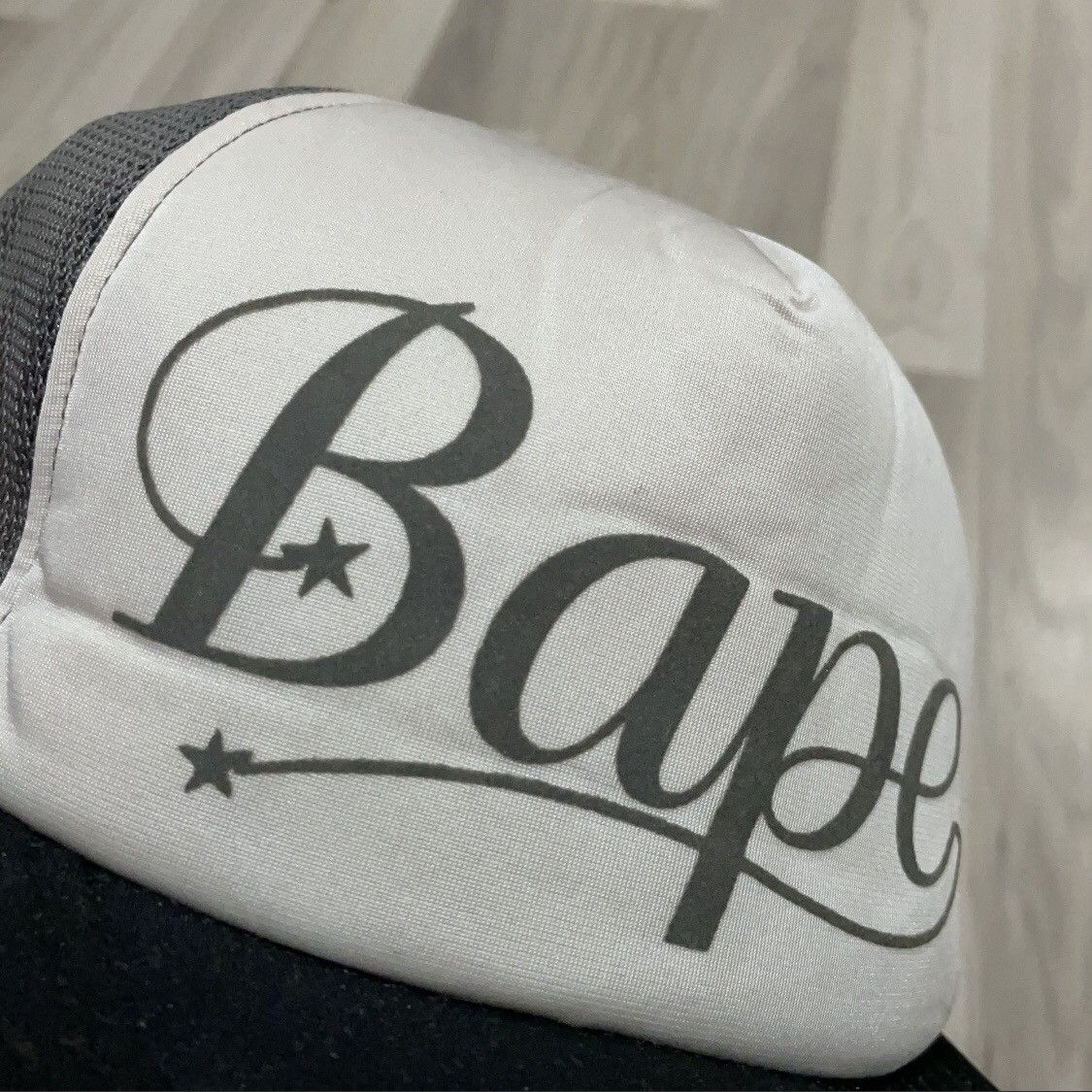 Bape OG 2007 Bapesta Trucker Hat Size ONE SIZE - 4 Thumbnail