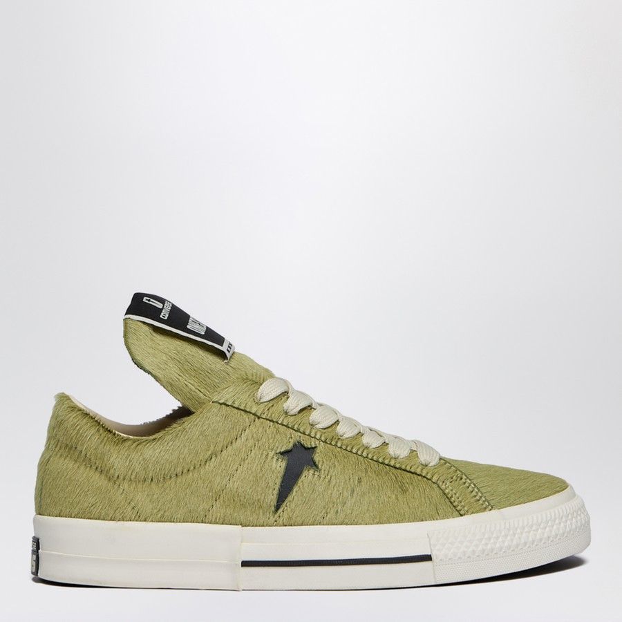 Converse × Rick Owens Drkshdw o1d2blof0226 Low-Top Sneakers in Acid Green Size US 8.5 / EU 41-42 - 1 Thumbnail