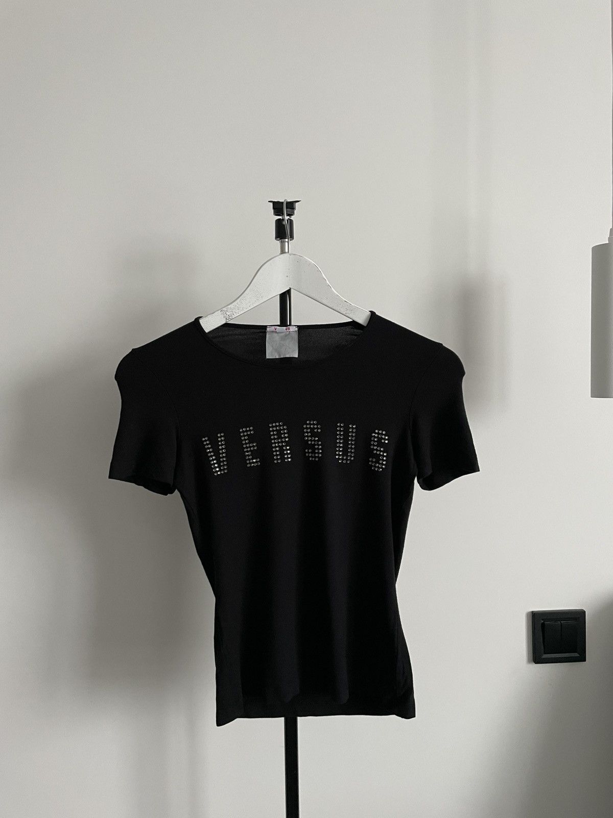 Versus Versace Vintage Versace Versus 00’s T-Shirt Y2K Black RARE Size S / US 4 / IT 40 - 1 Thumbnail