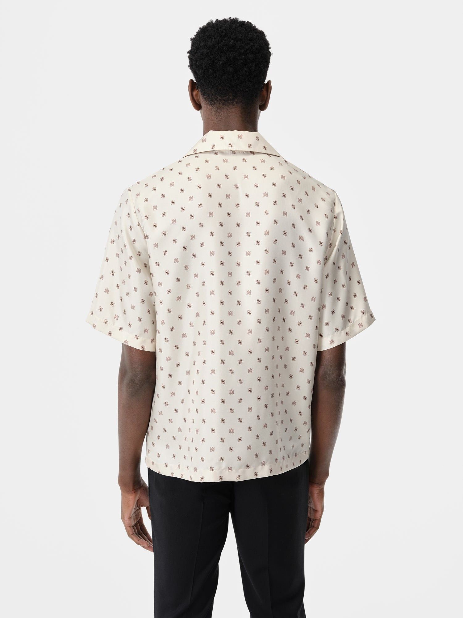 Amiri o1s1wg110625 MA Paisley Bowling Shirt in Ivory Size US M / EU 48-50 / 2 - 4 Thumbnail